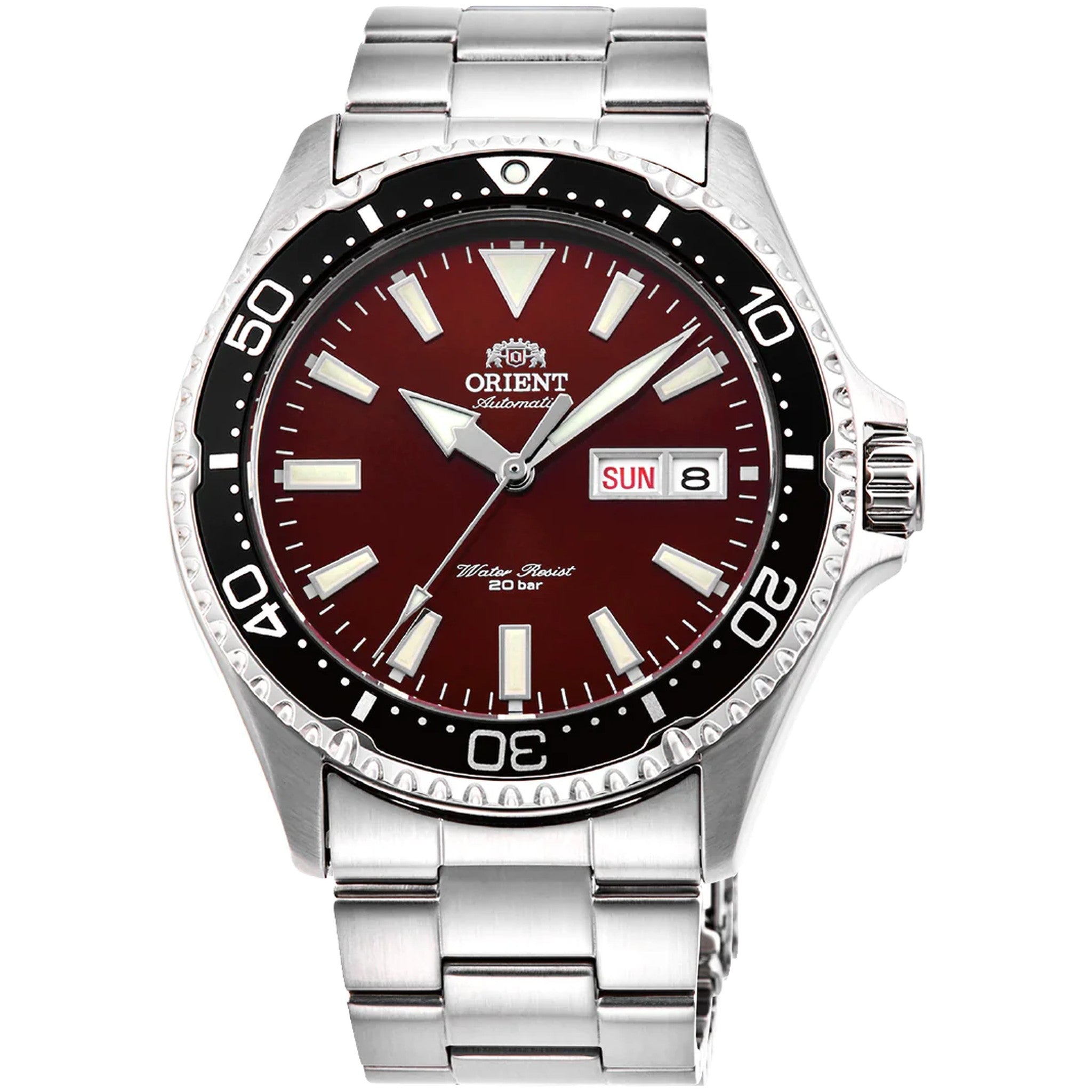 Montre Orient Mako III RA-AA0003R39B Kamasu Rouge Automatique