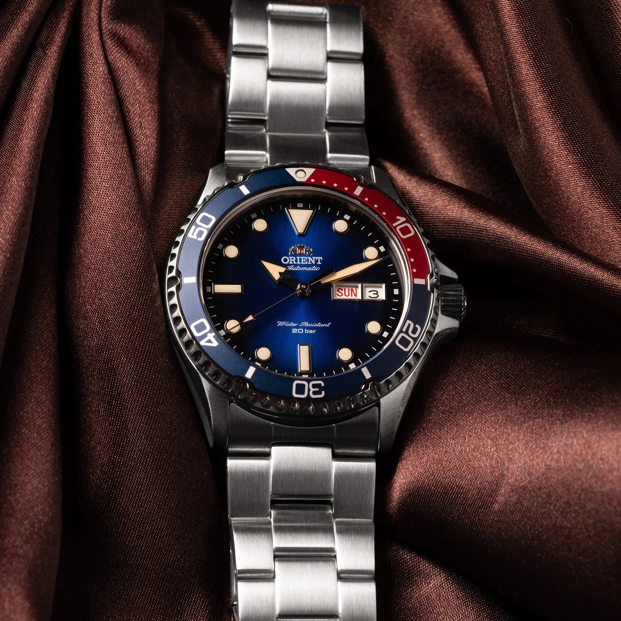 Montre Orient Sports RA-AA0812L39B Kamasu II Pepsi Bleu Automatique