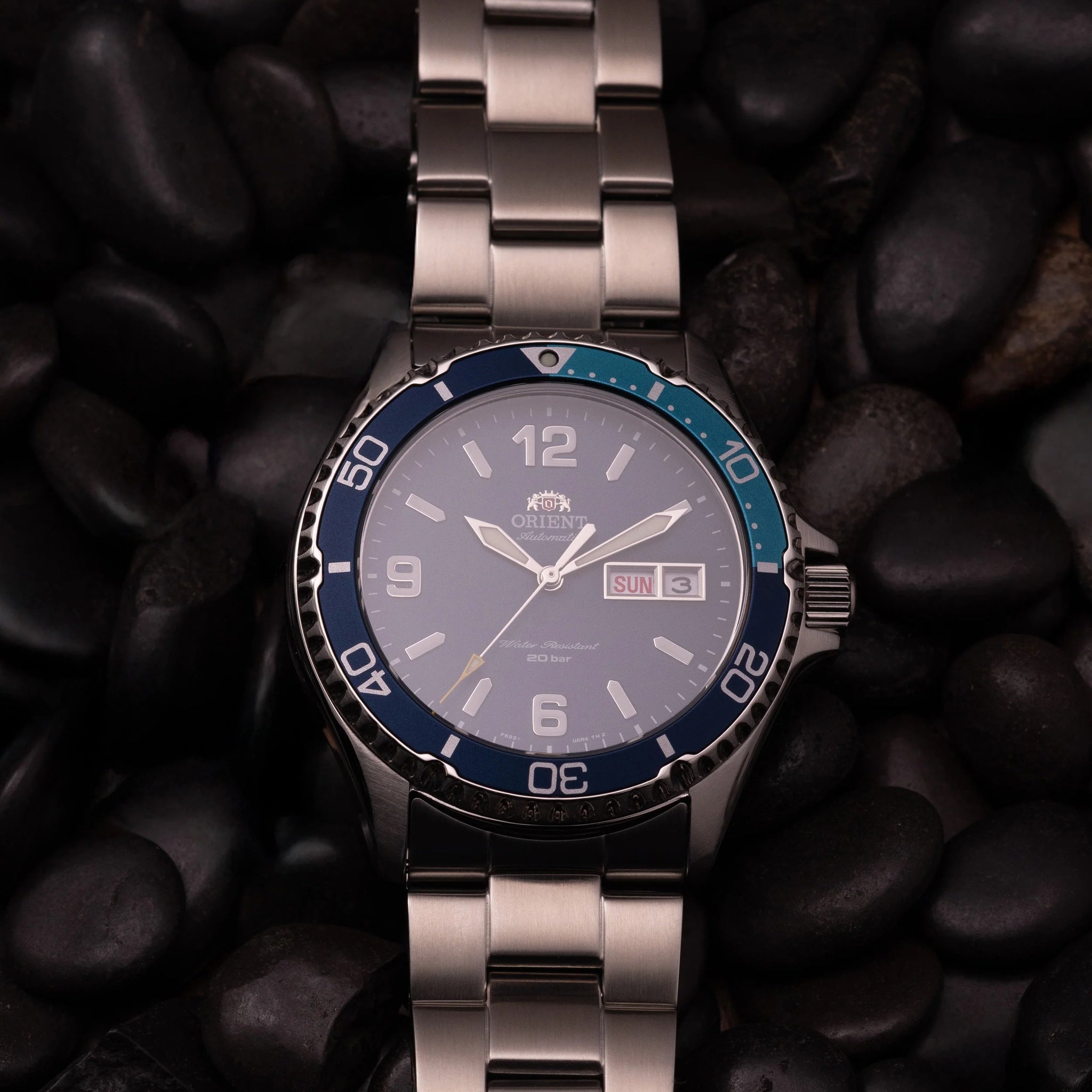 Montre Orient Mako III RA-AA0818L39B Kamasu Bleu Automatique