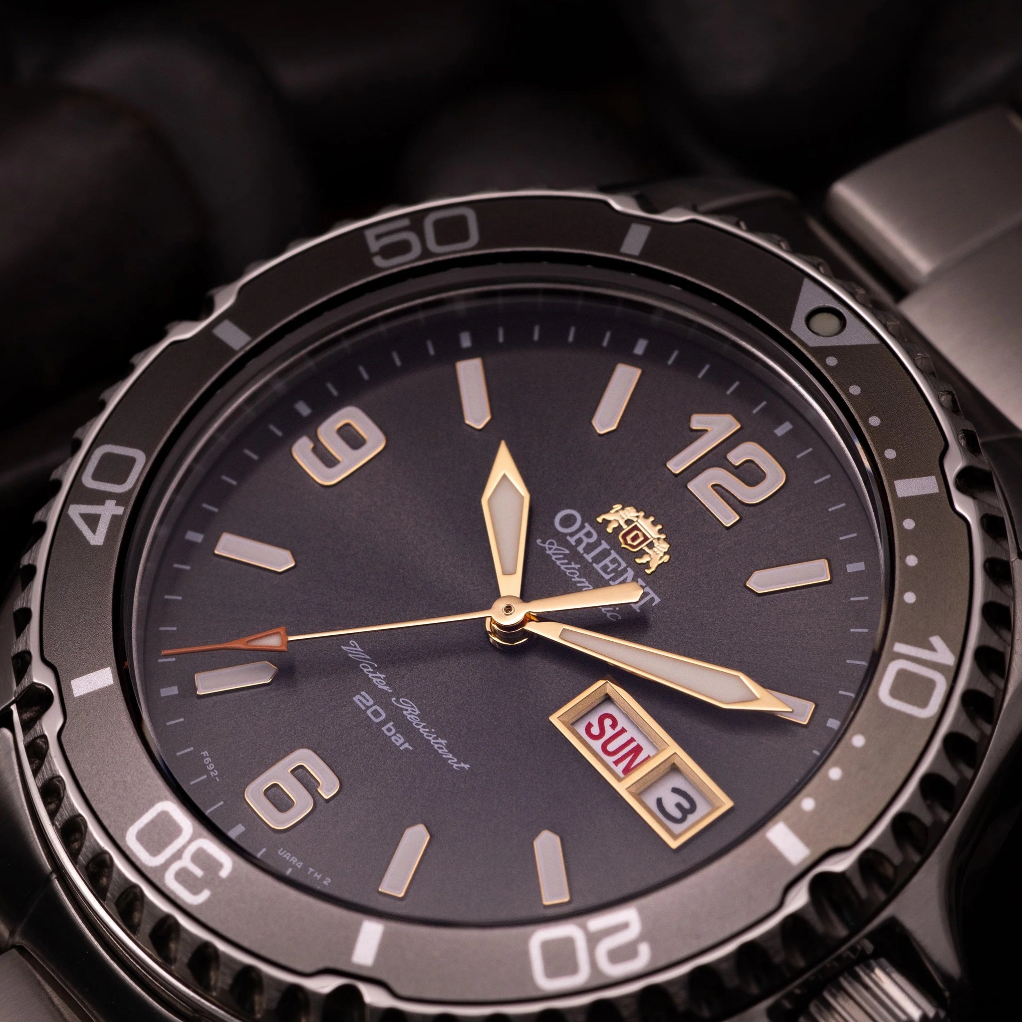 Montre Orient Mako III RA-AA0819N39B Kamasu Gris Automatique