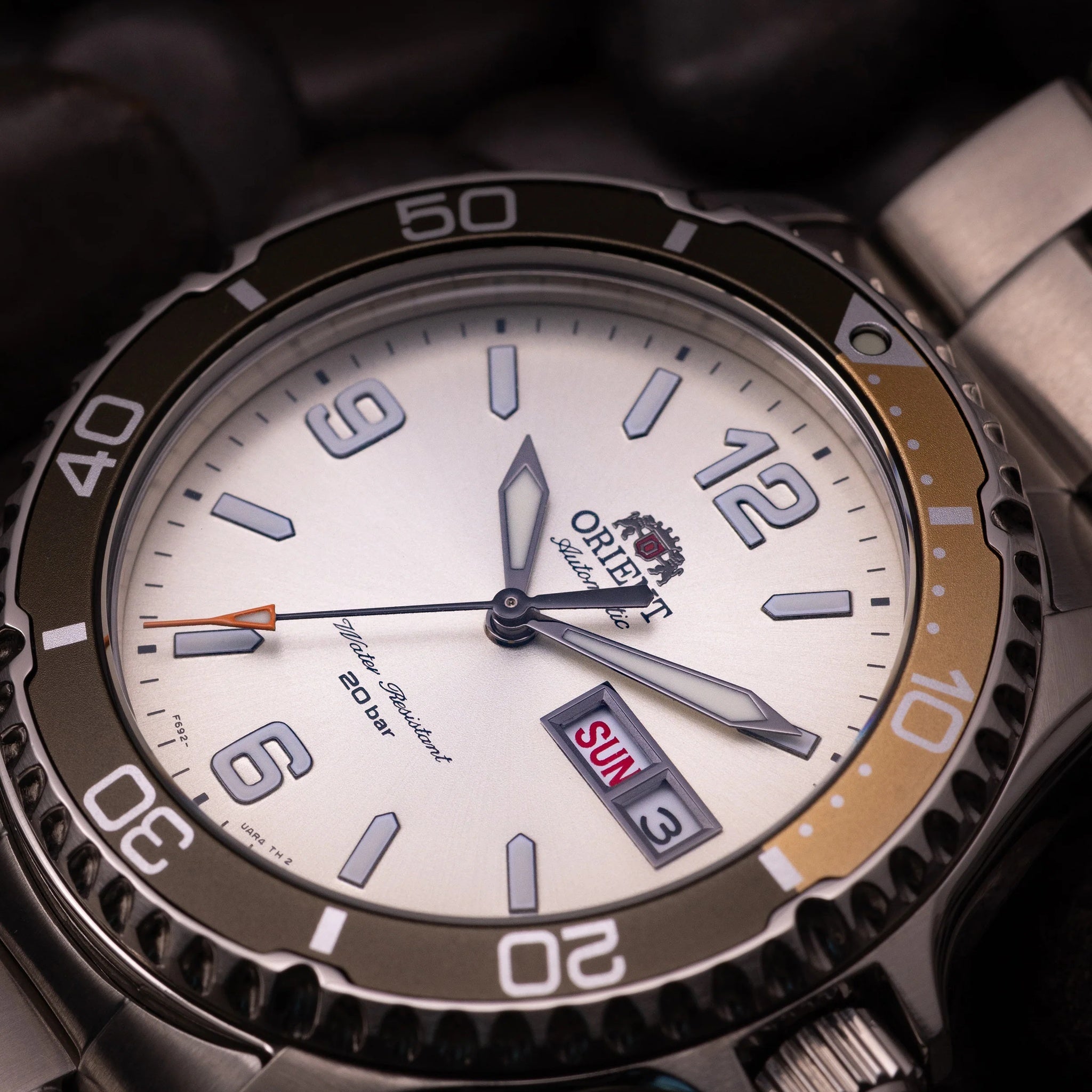 Montre Orient Mako III RA-AA0821S39B Kamasu Argenté Automatique