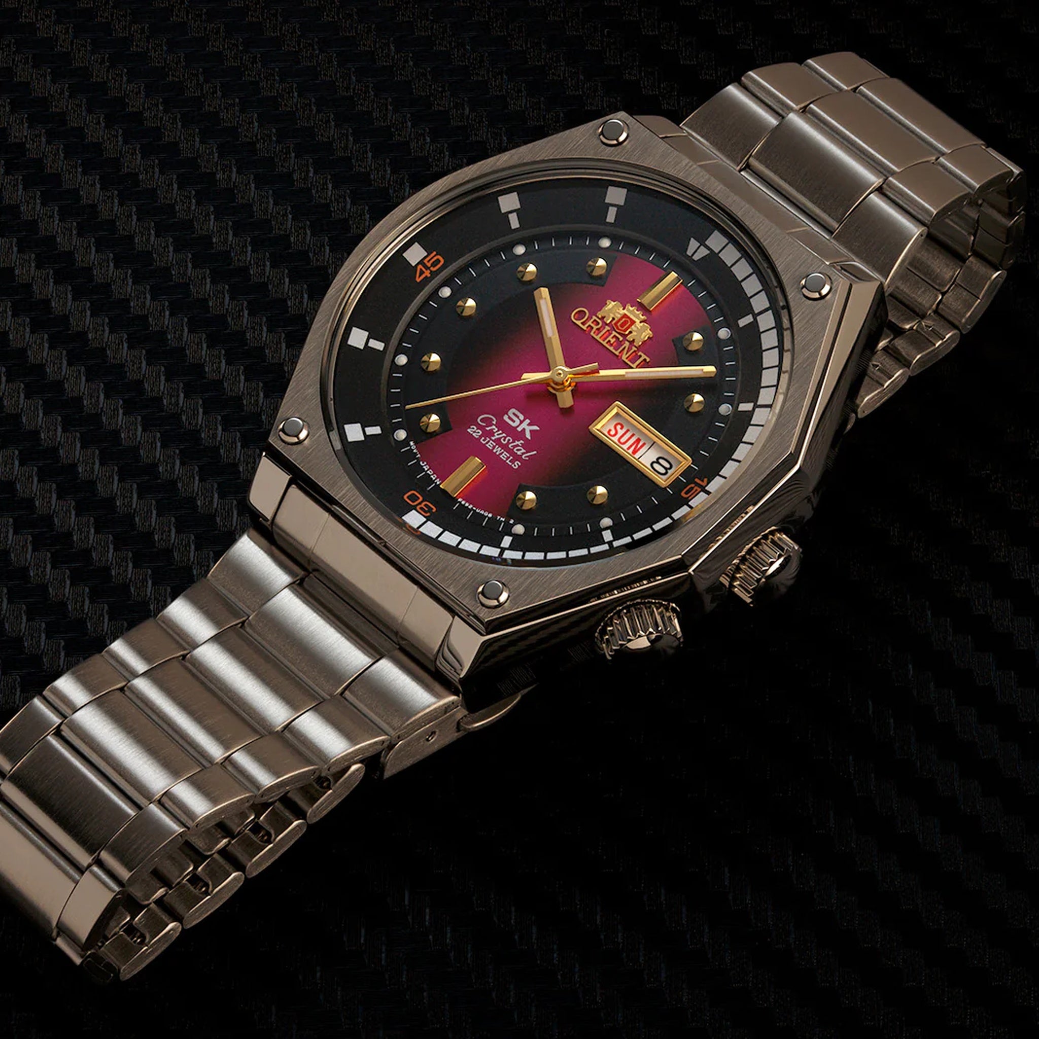Montre Orient Sports RA-AA0B02R39B Super King Diver 70's Reedition Rose Automatique