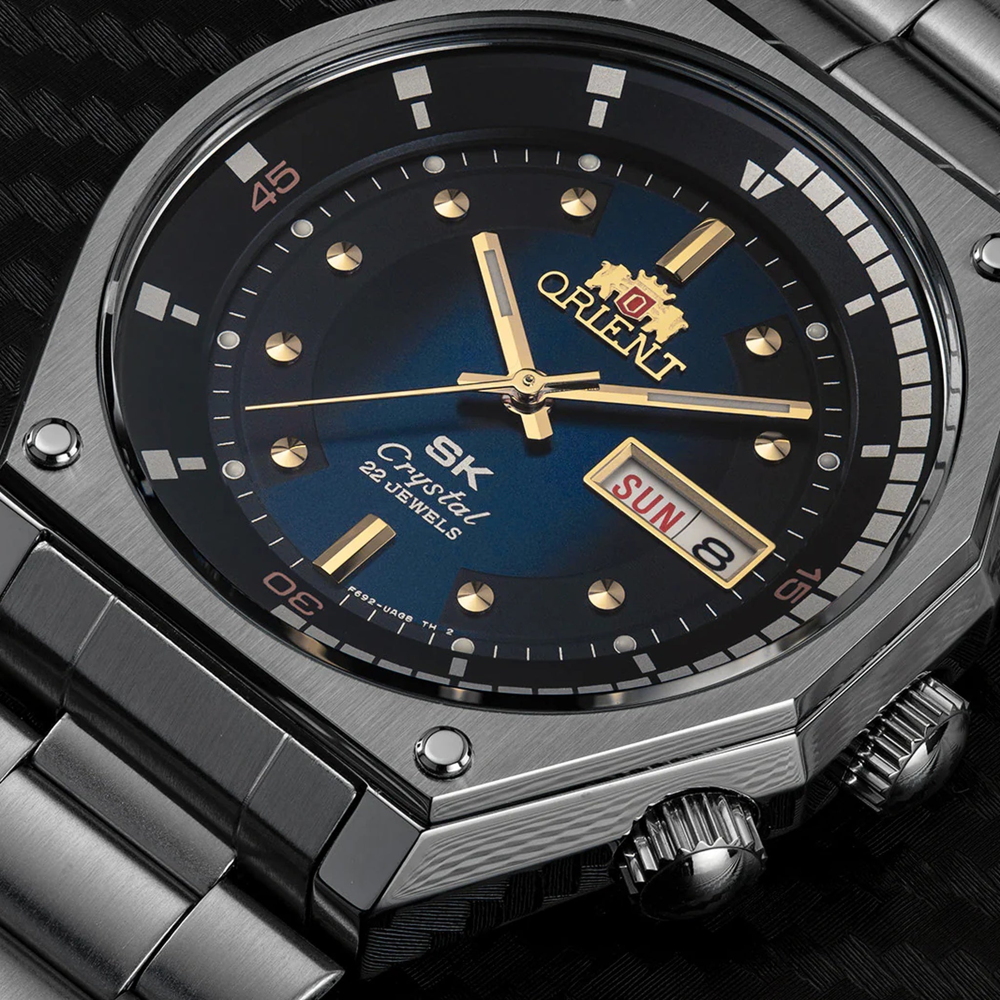 Montre Orient Sports RA-AA0B03L39B Super King Diver 70's Reedition Bleu Automatique