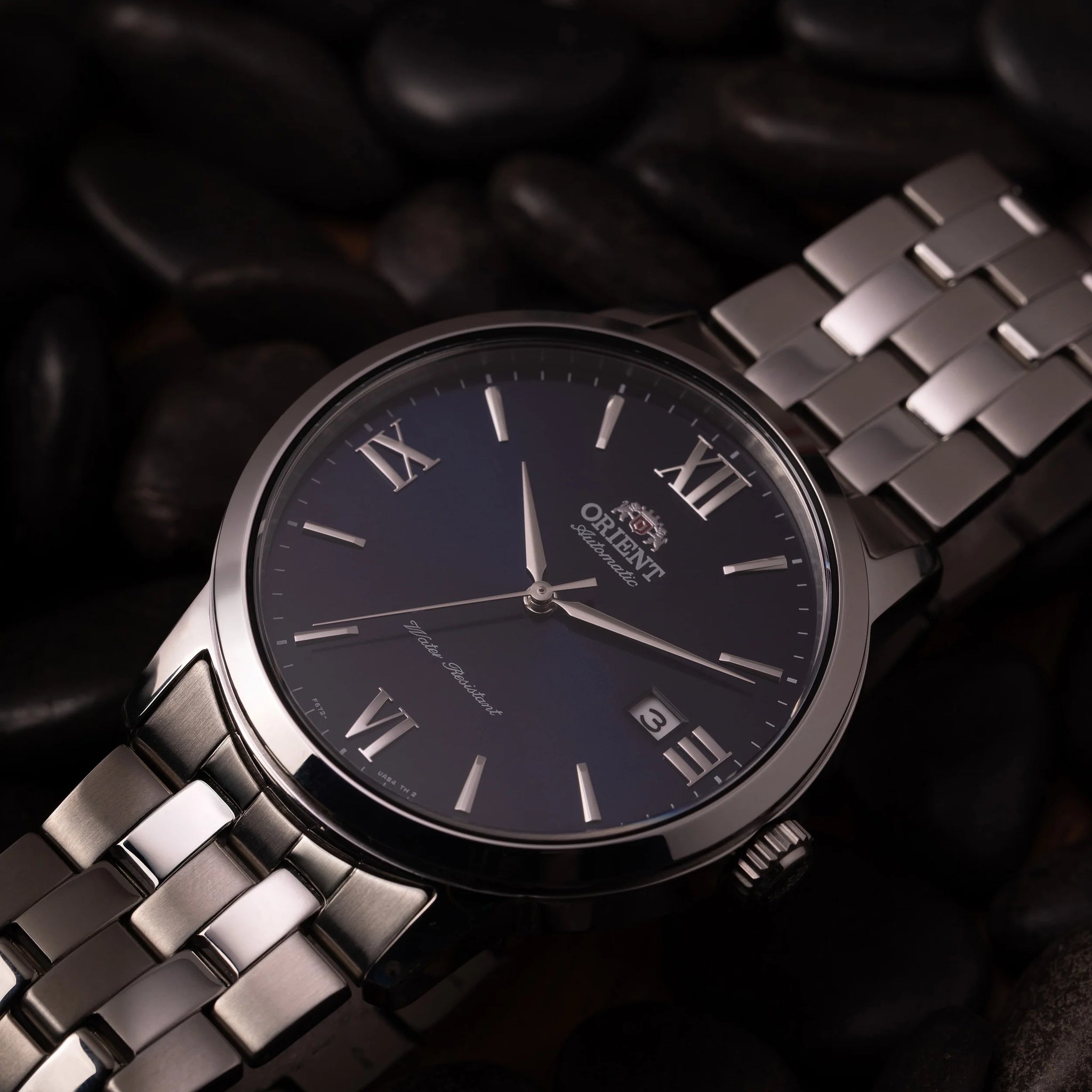 Montre Orient Contemporary RA-AC0F09L30B Bleu Automatique