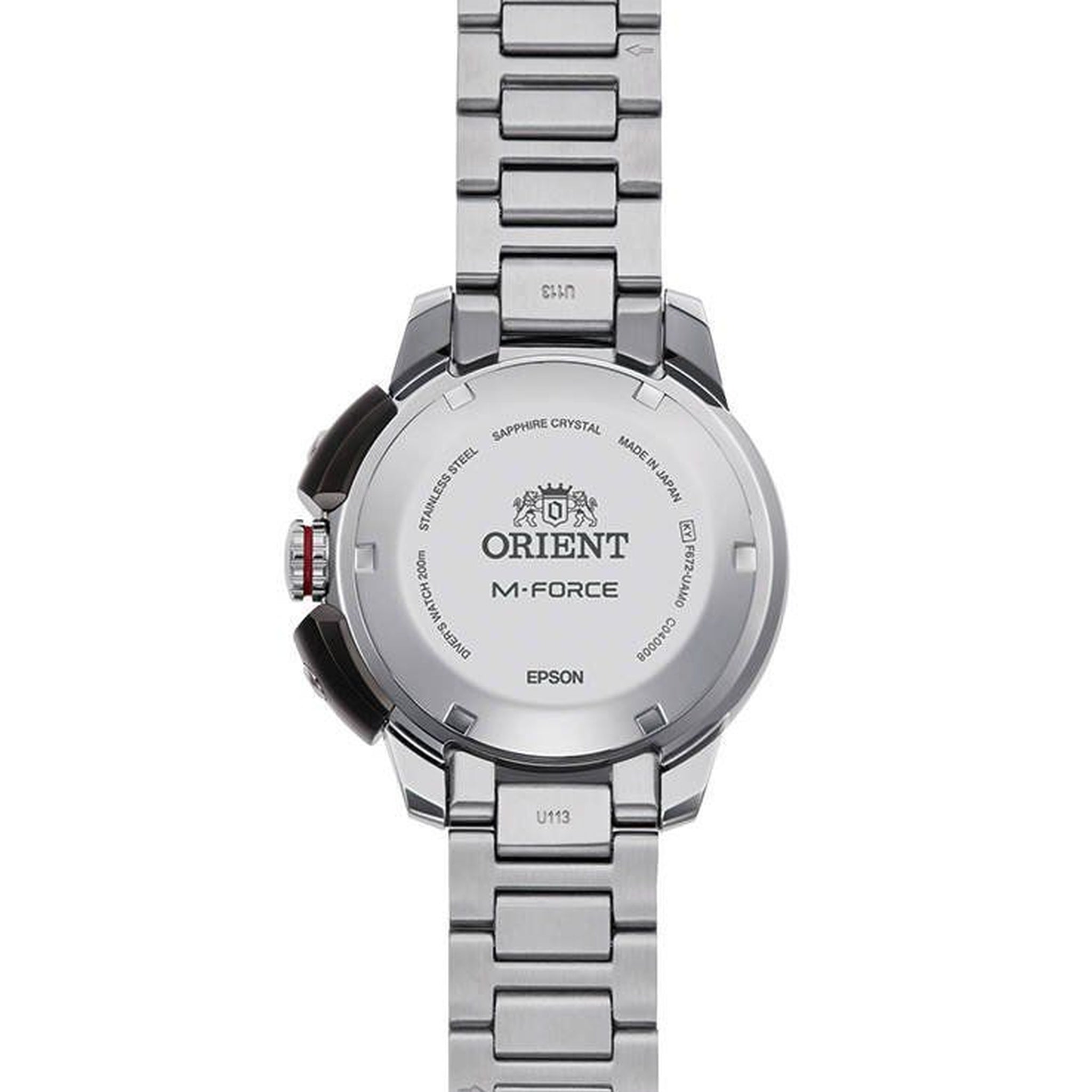 Montre Orient M-Force RA-AC0L01B30B Diver Noir Automatique