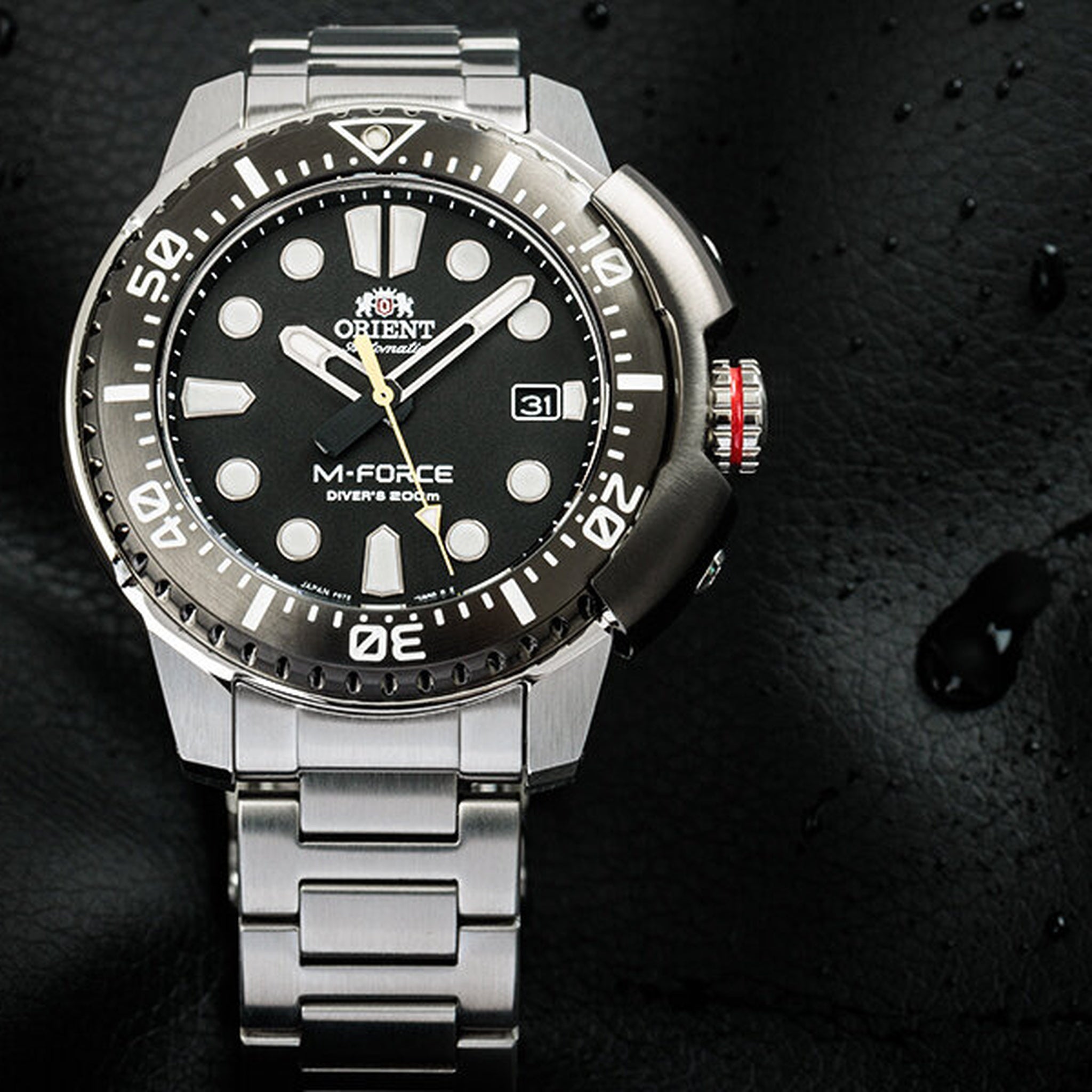Montre Orient M-Force RA-AC0L01B30B Diver Noir Automatique