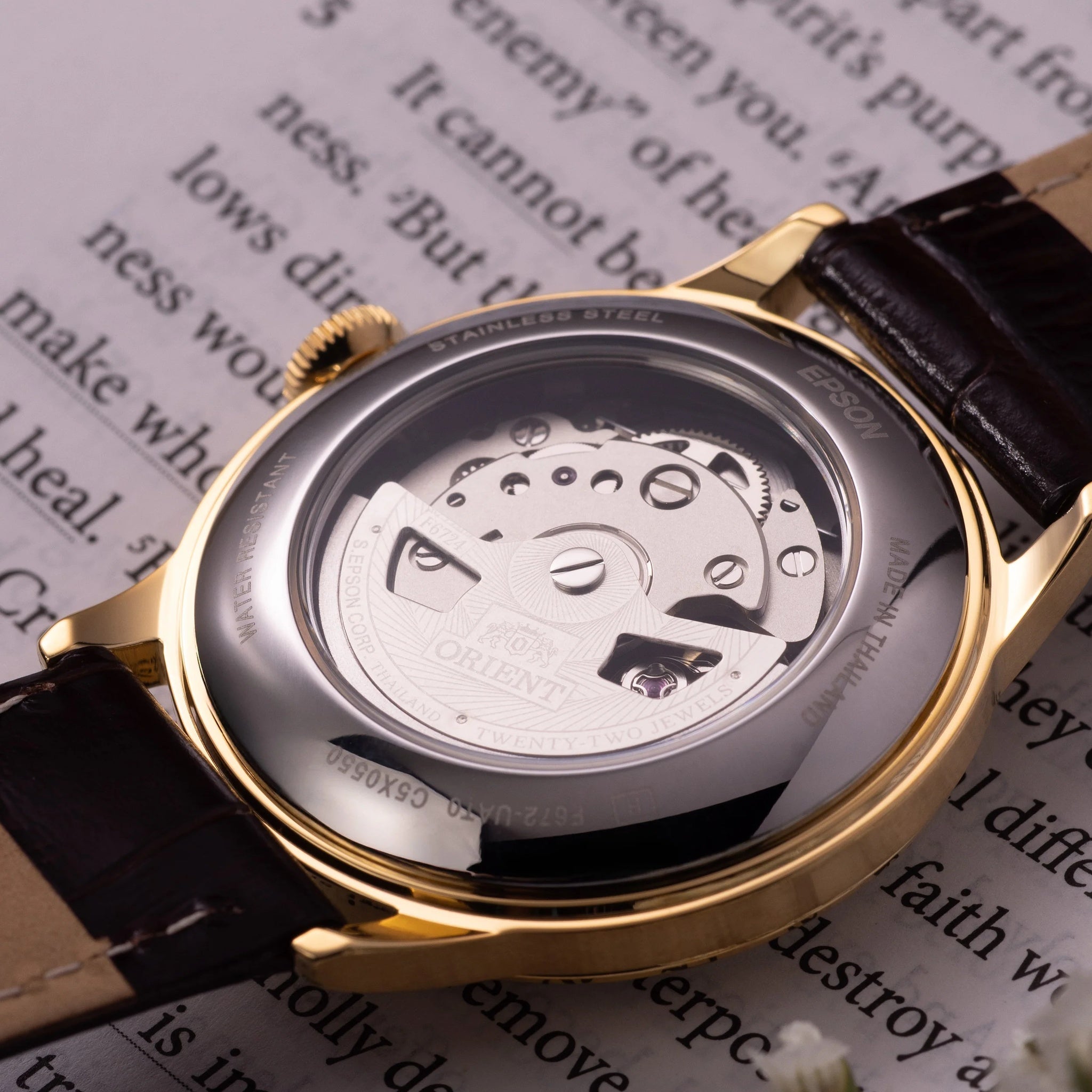 Montre Orient Bambino RA-AC0M01S30B Argenté Automatique