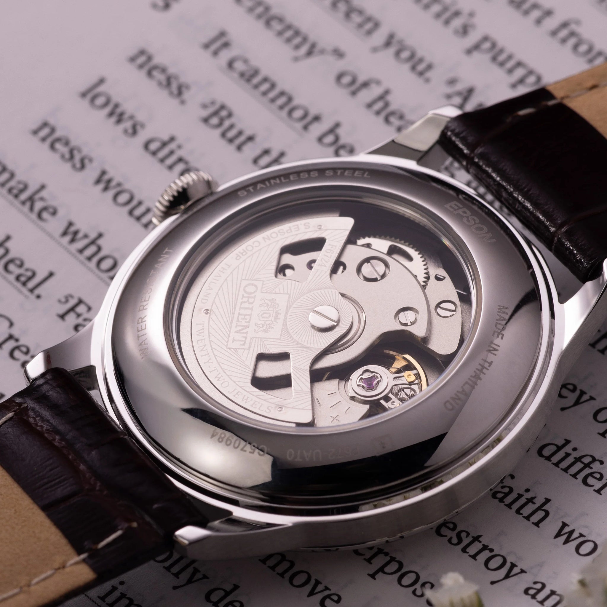 Montre Orient Bambino RA-AC0M04Y30B Ivoire Automatique