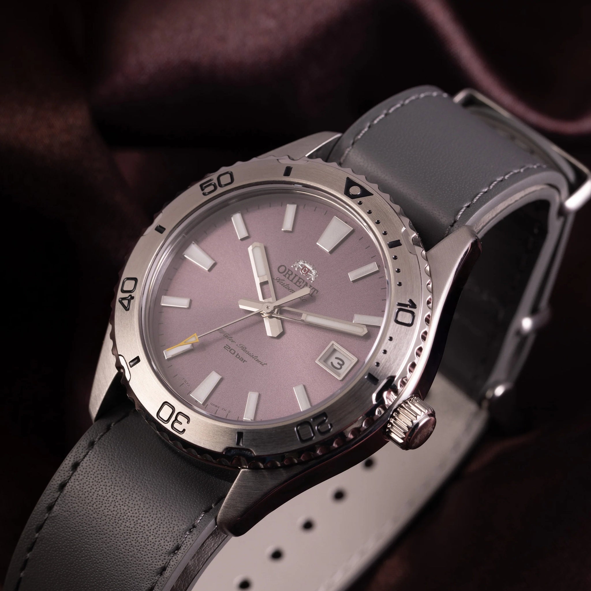 Montre Orient Mako 40 RA-AC0Q07V30B Violet Automatique