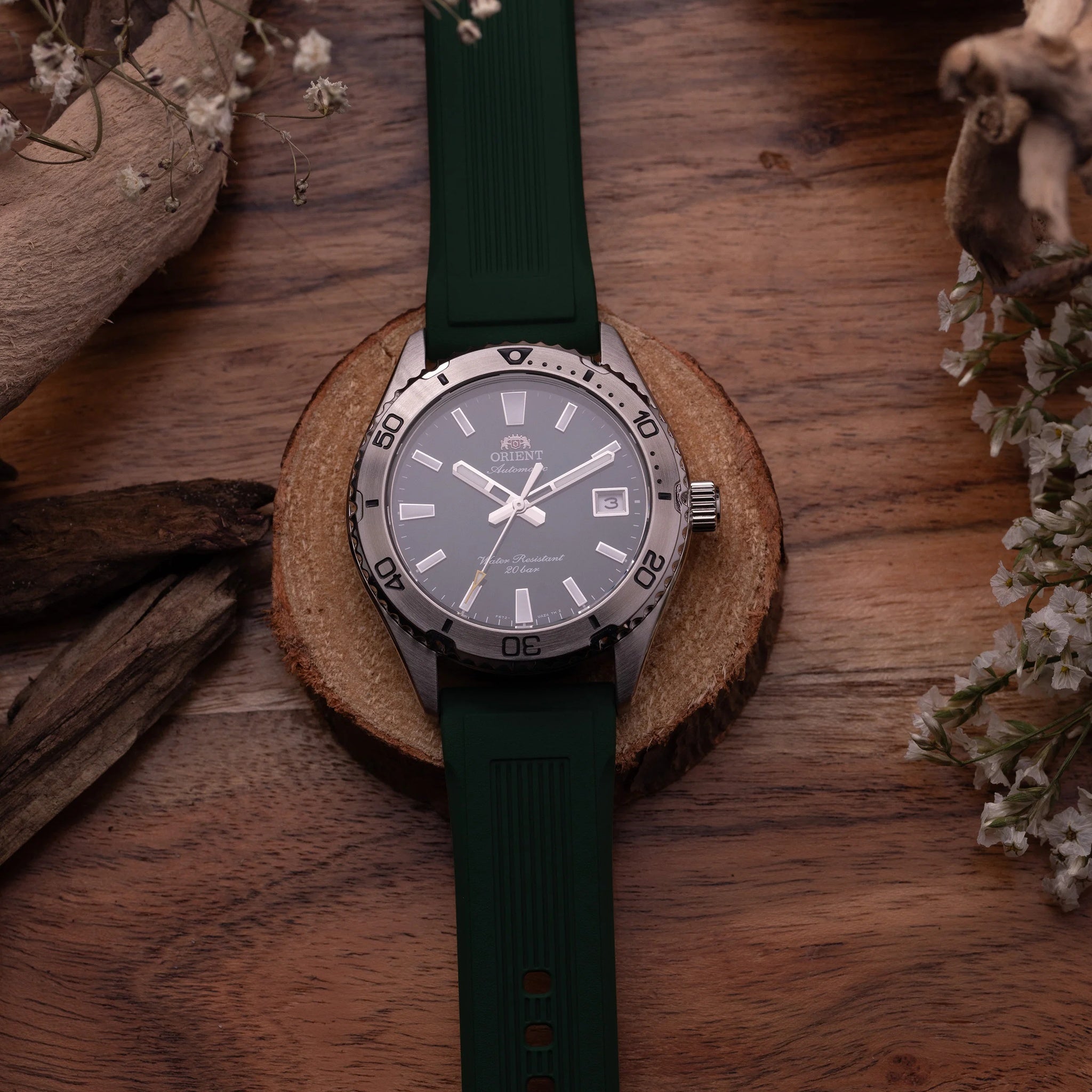 Montre Orient Mako 40 RA-AC0Q11E30B Vert Automatique