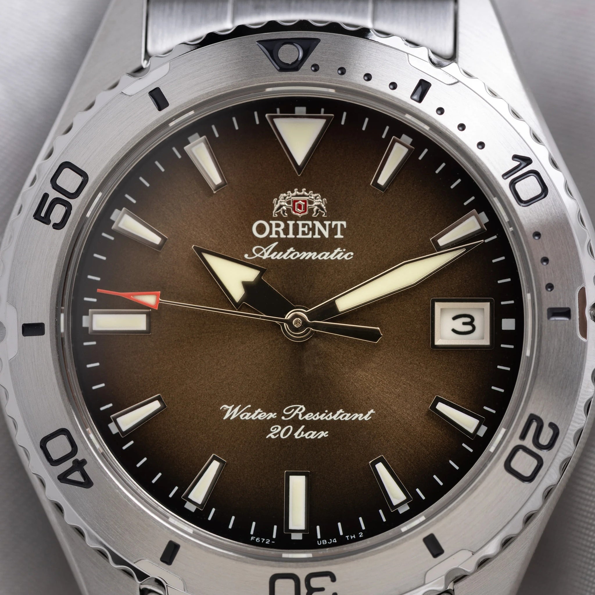 Montre Orient Mako 40 RA-AC0Q15Y30B Marron Automatique