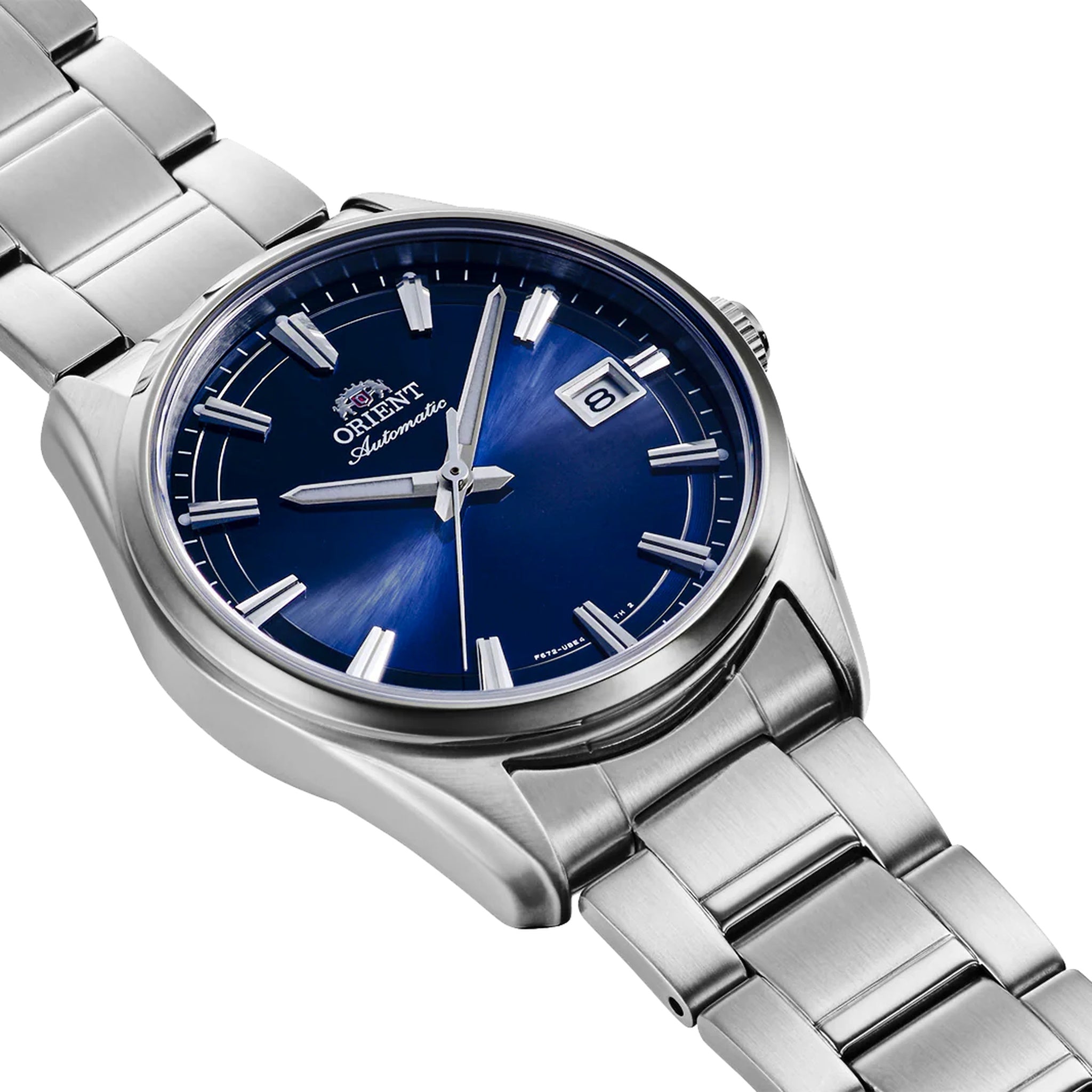 Montre Orient Stretto Date RA-AC0R02L30B Bleu Automatique