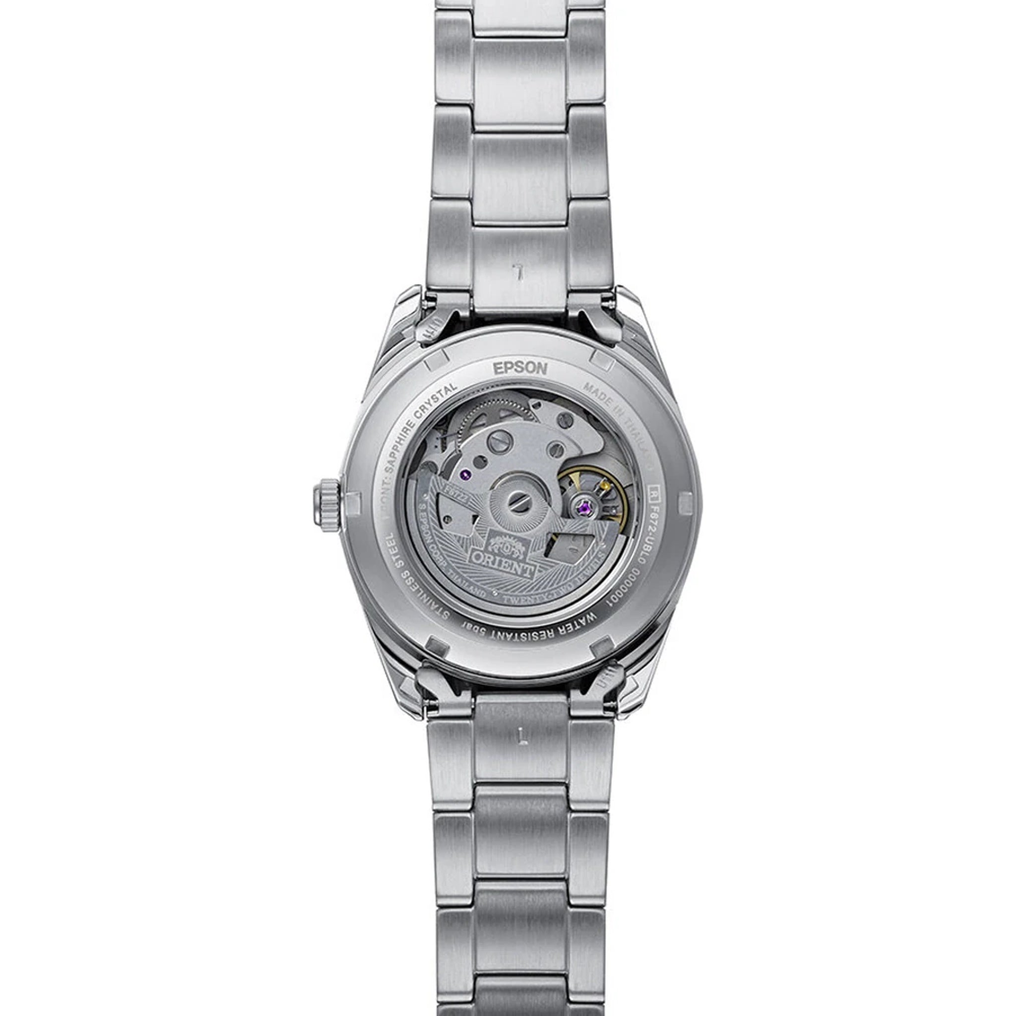 Montre Orient Stretto Date RA-AC0R06L30B Bleu Automatique
