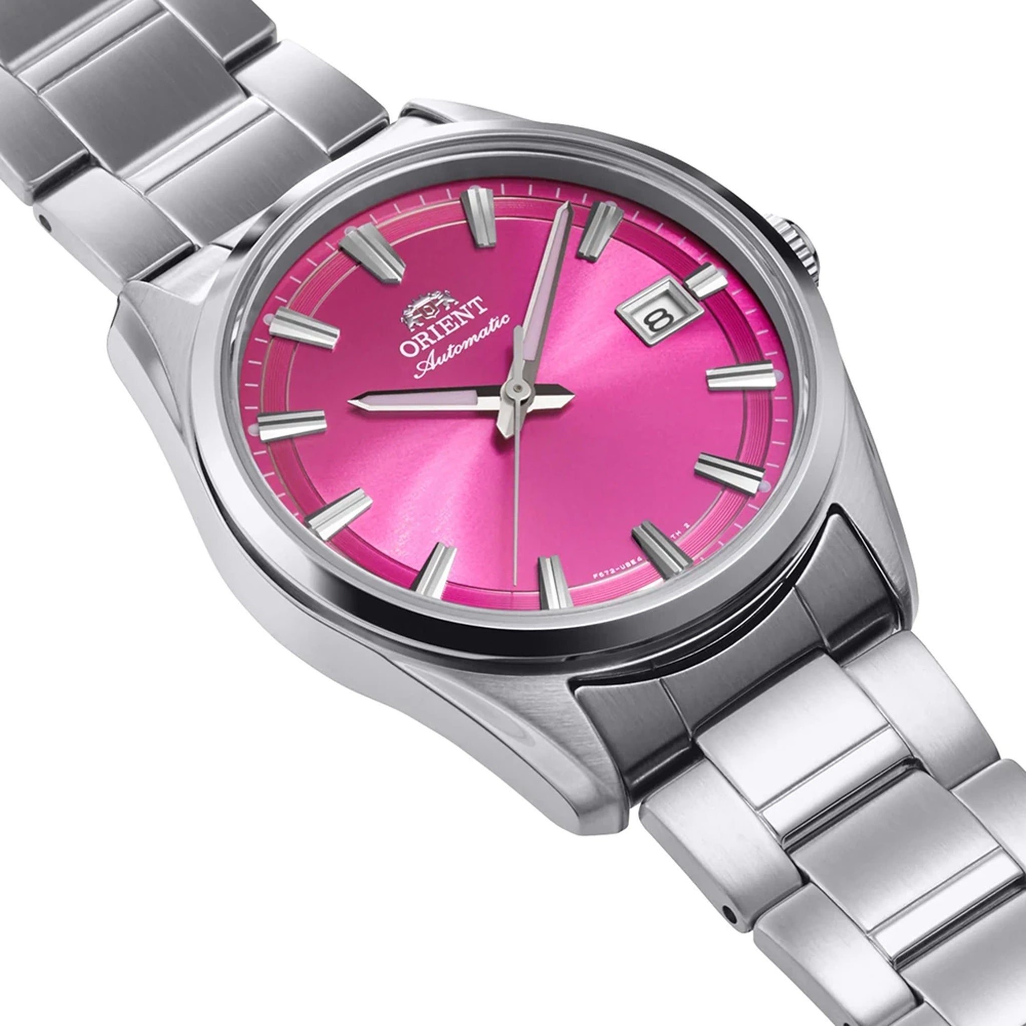 Montre Orient Stretto Date RA-AC0R07P30B Rose Automatique
