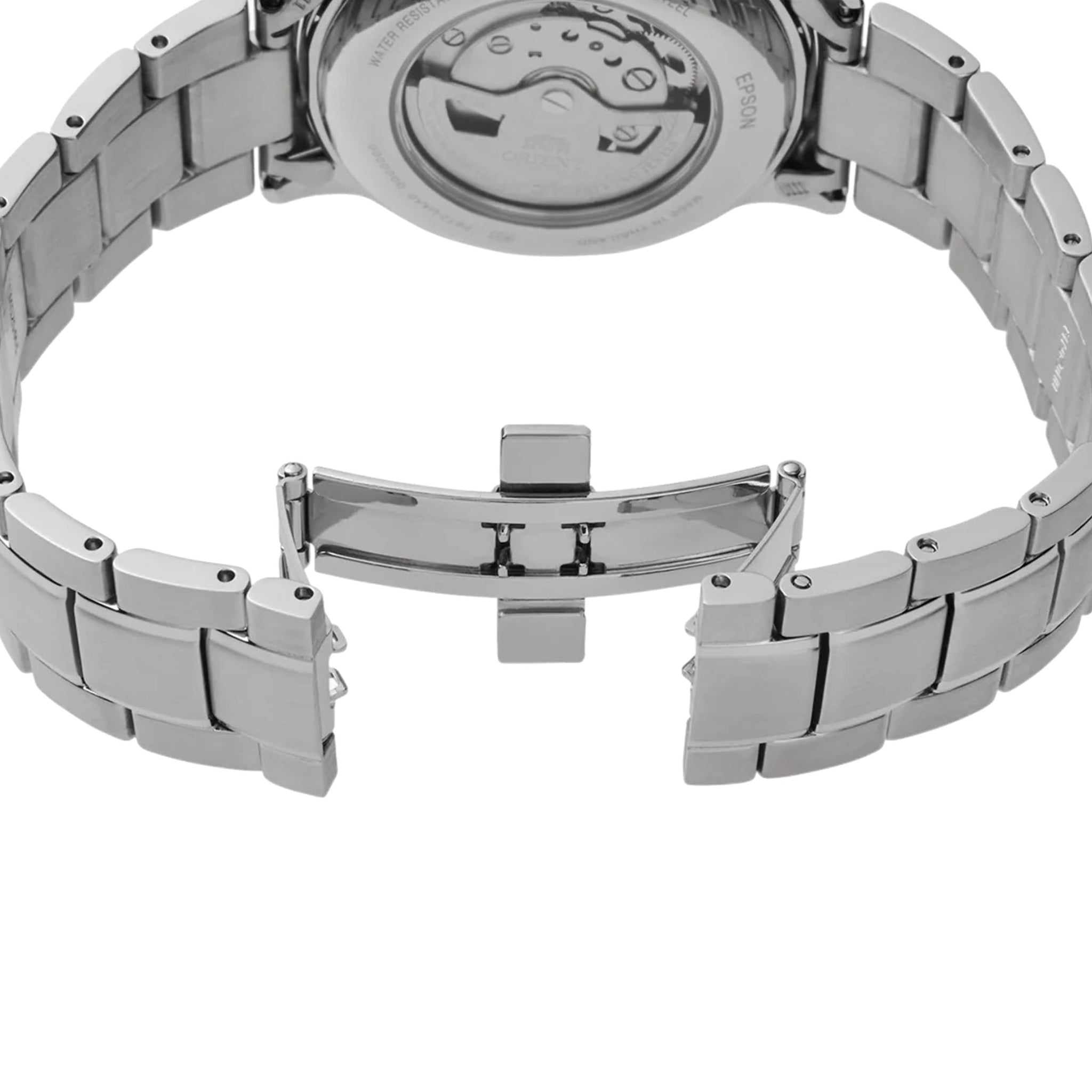 Montre Orient Bambino RA-AG0029N30B Cœur ouvert Gris Automatique