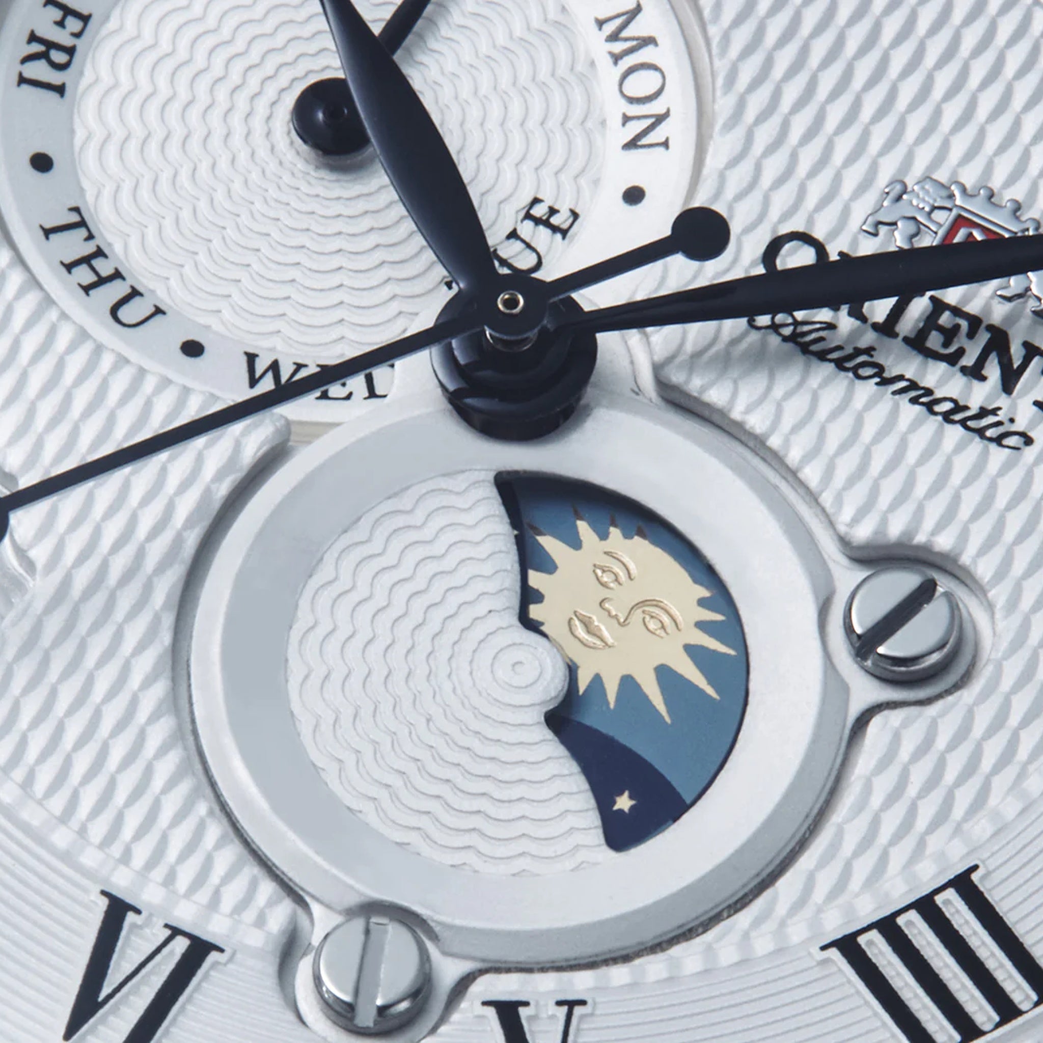 Montre Orient Classic RA-AK0008S30B Sun & Moon Blanc Solaire