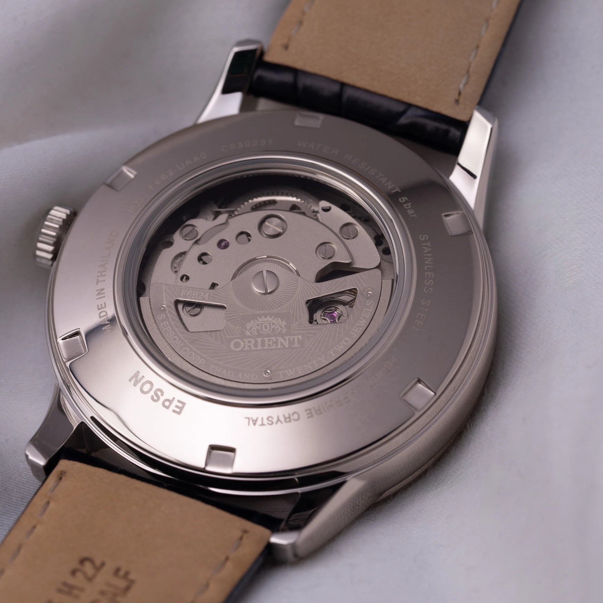 Montre Orient Classic RA-AK0011D30B Sun & Moon Bleu Solaire