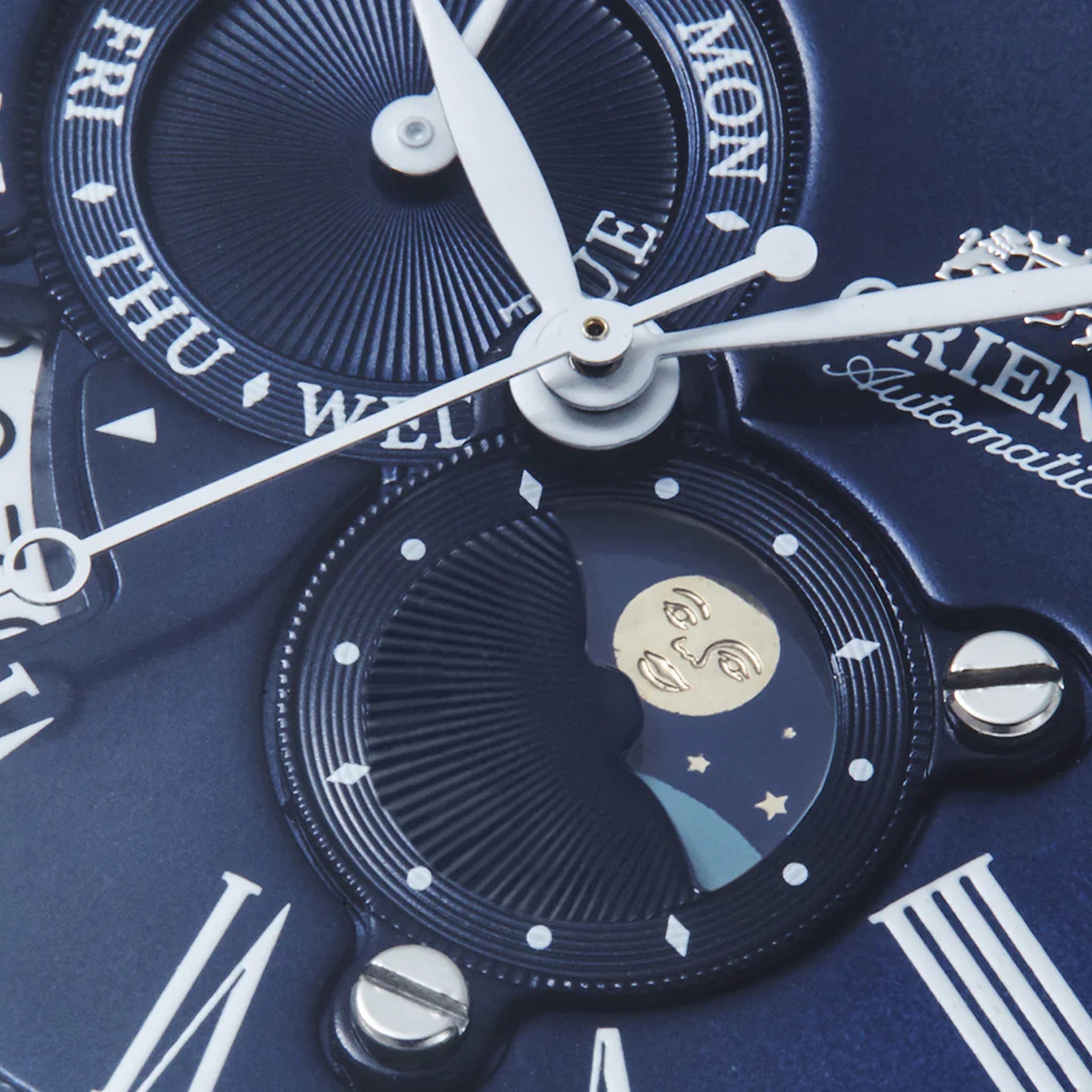 Montre Orient Classic RA-AK0011D30B Sun & Moon Bleu Solaire