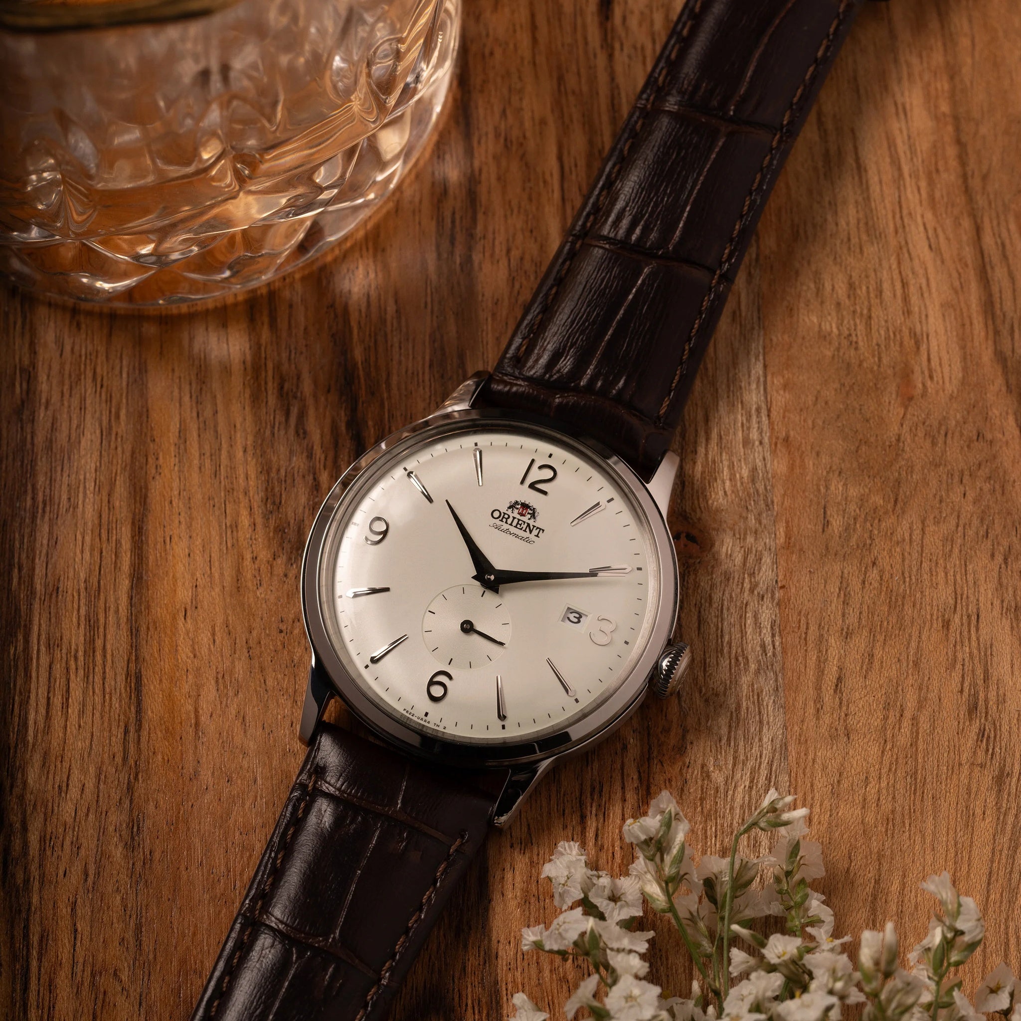 Montre Orient Bambino RA-AP0002S30B Petite seconde Argenté Automatique