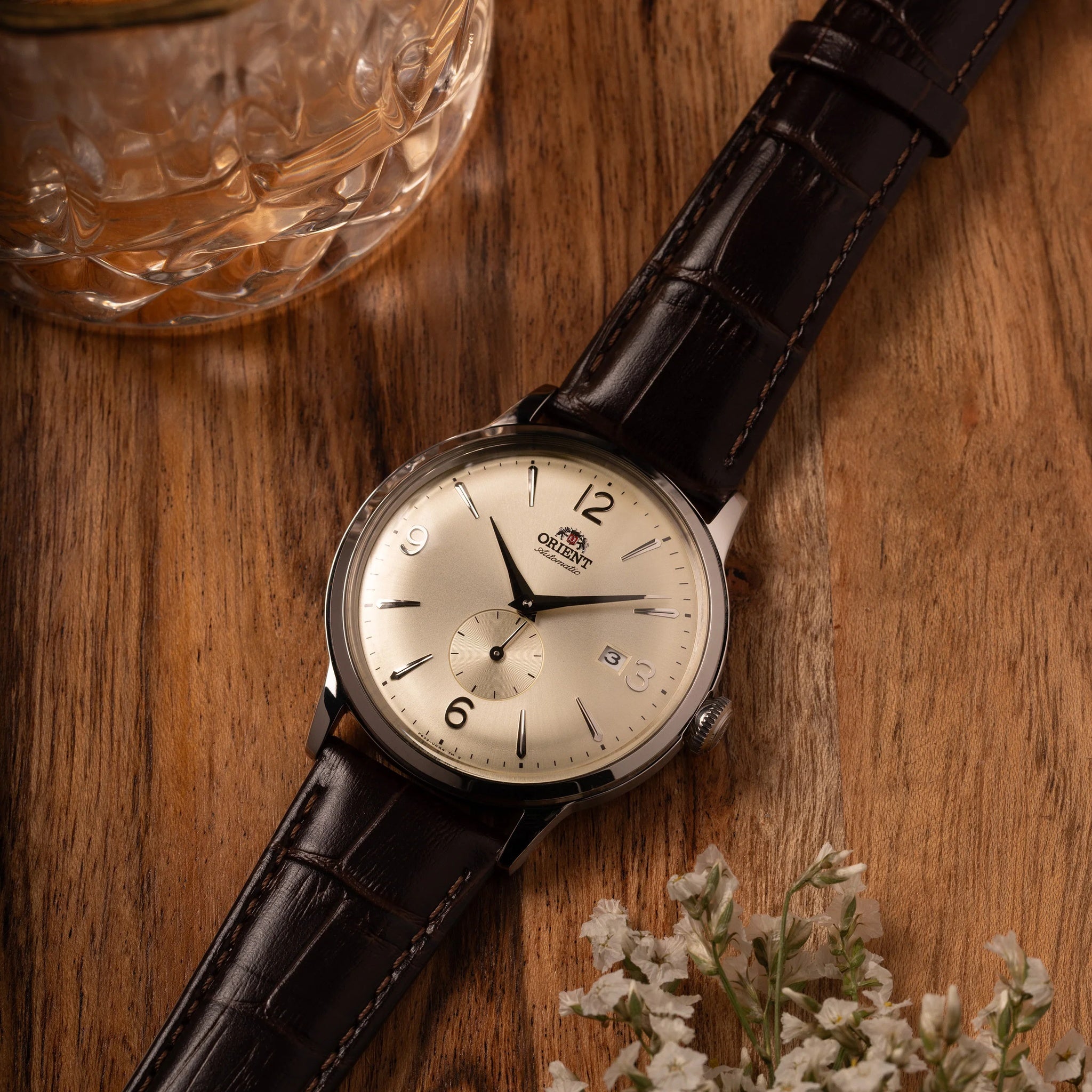 Montre Orient Bambino RA-AP0003S30B Petite seconde Doré Automatique