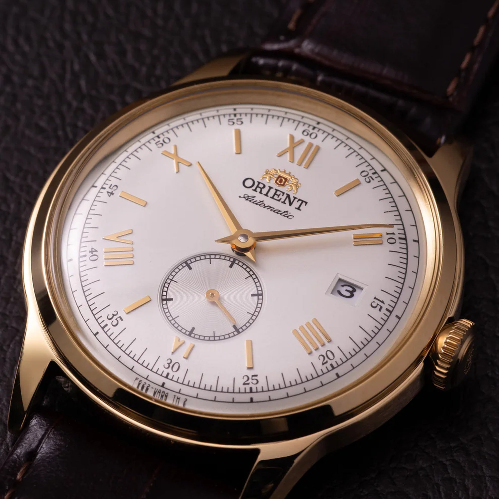 Montre Orient Bambino RA-AP0106S30B Petite seconde Blanc Automatique
