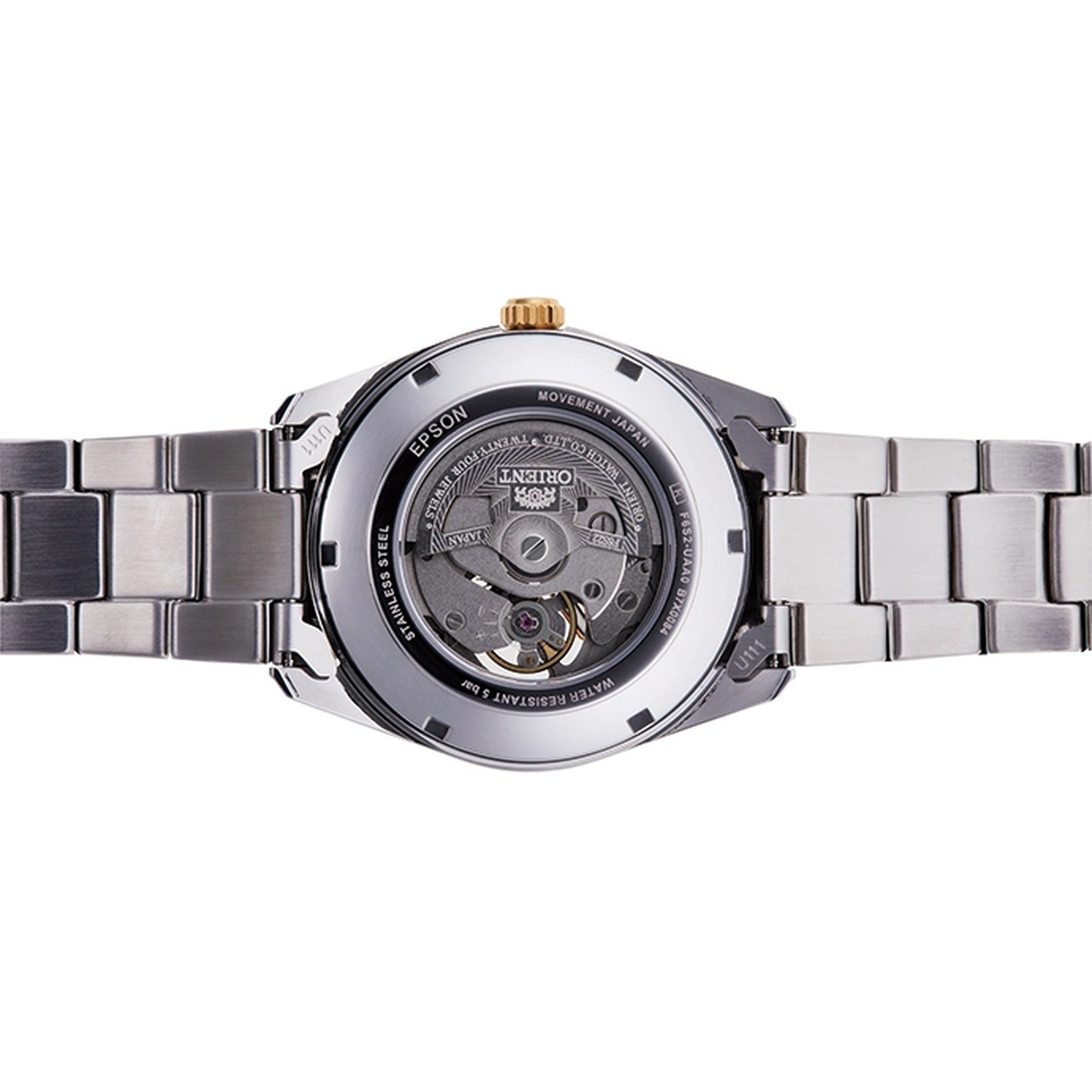 Montre Orient Contemporary RA-AR0001S30B Cœur ouvert Blanc Automatique