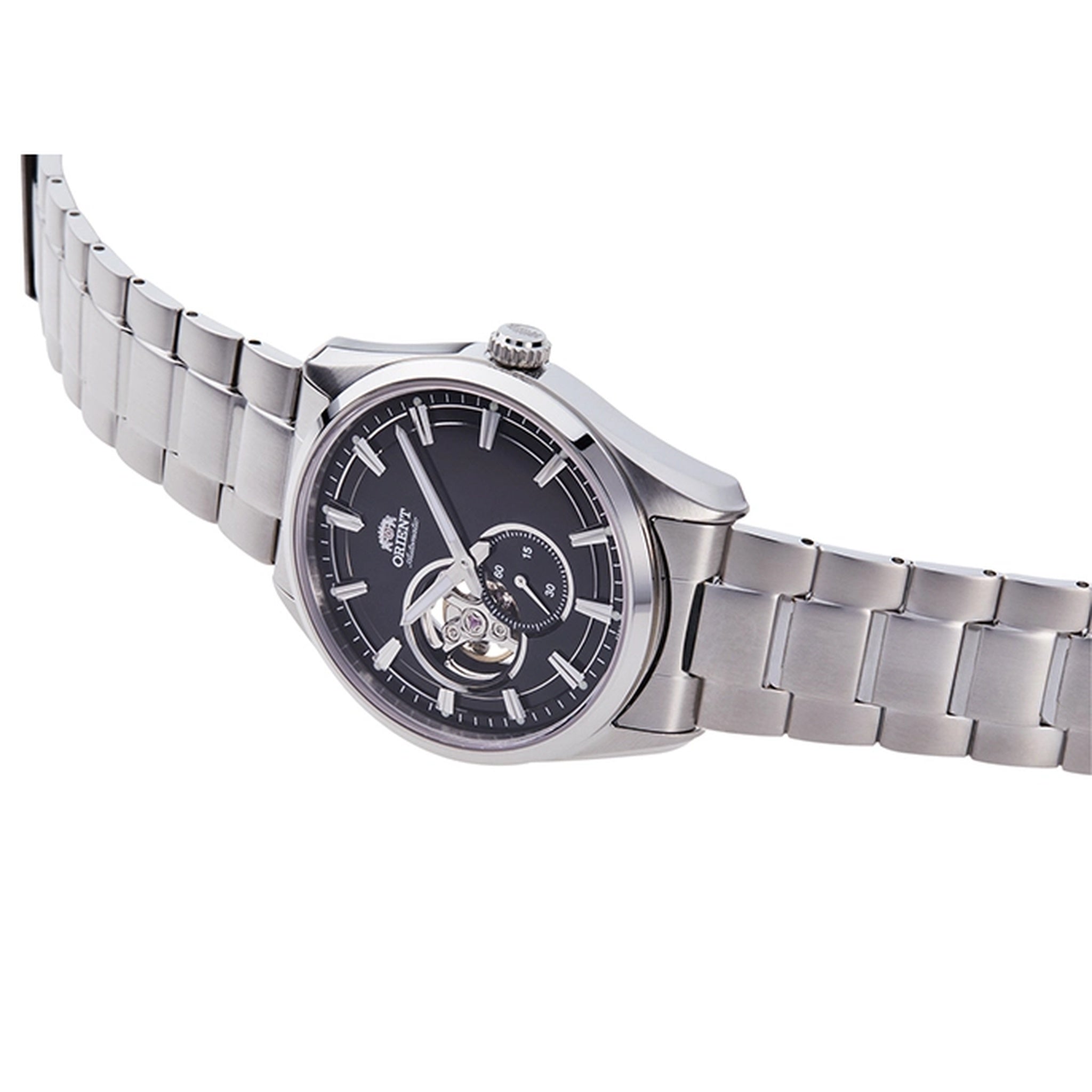 Montre Orient Contemporary RA-AR0002B30B Cœur ouvert Noir Automatique