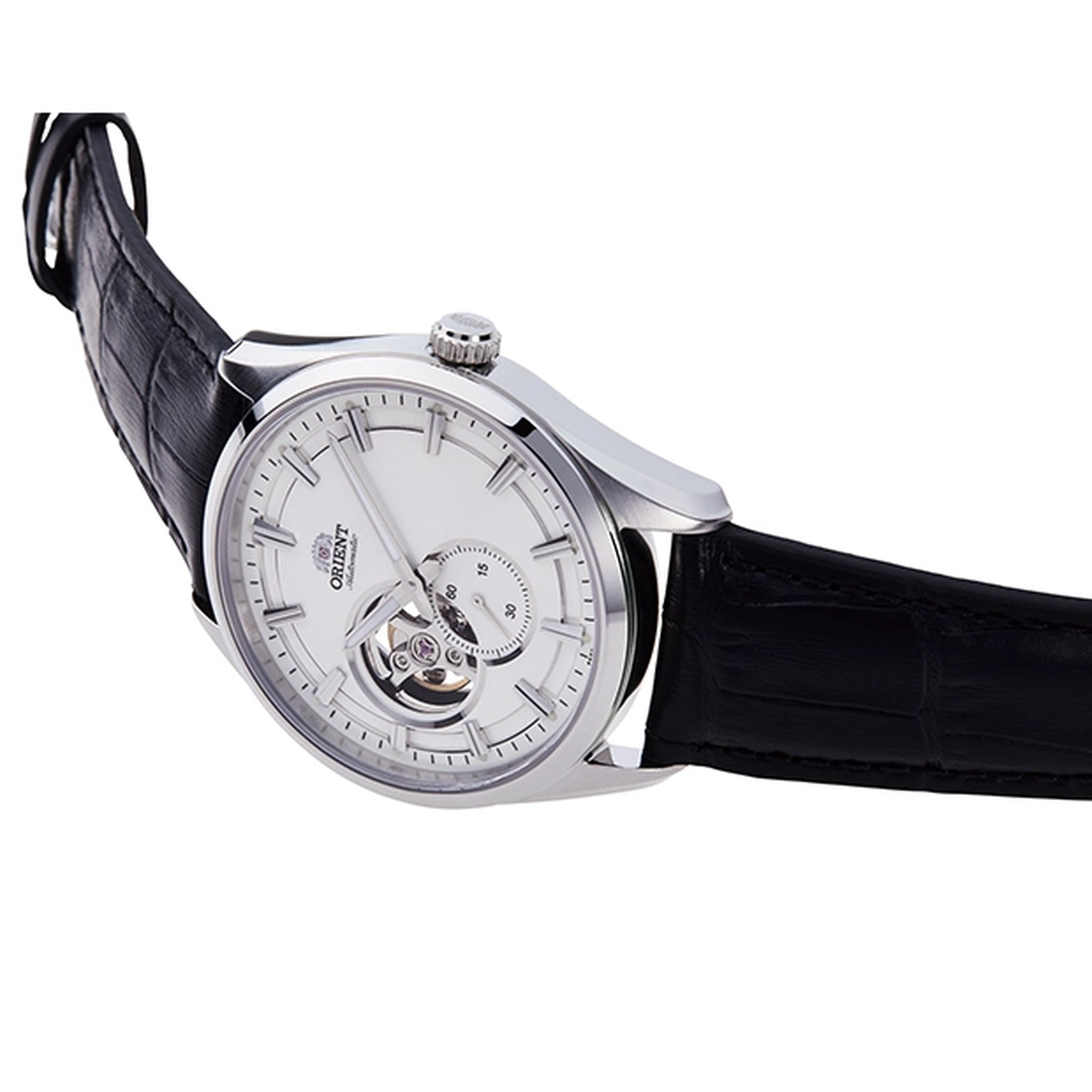 Montre Orient Contemporary RA-AR0004S30B Cœur ouvert Blanc Automatique