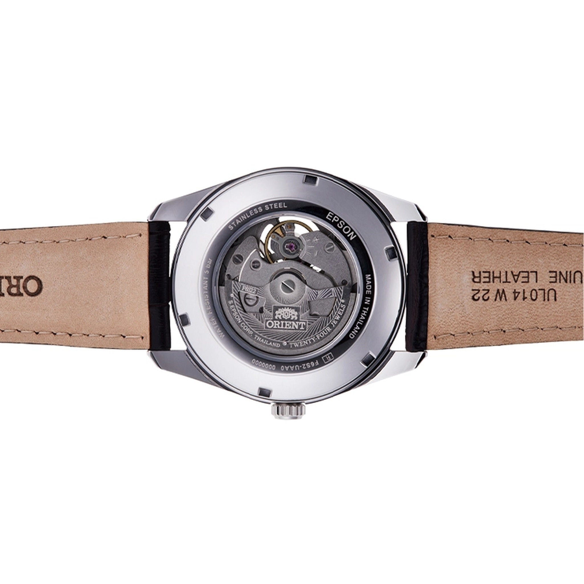 Montre Orient Contemporary RA-AR0005Y30B Cœur ouvert Marron Automatique