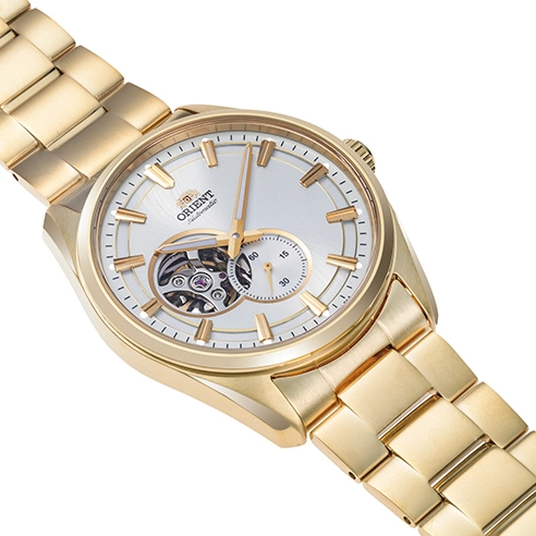 Montre Orient Contemporary RA-AR0007S30B Cœur ouvert Blanc Automatique