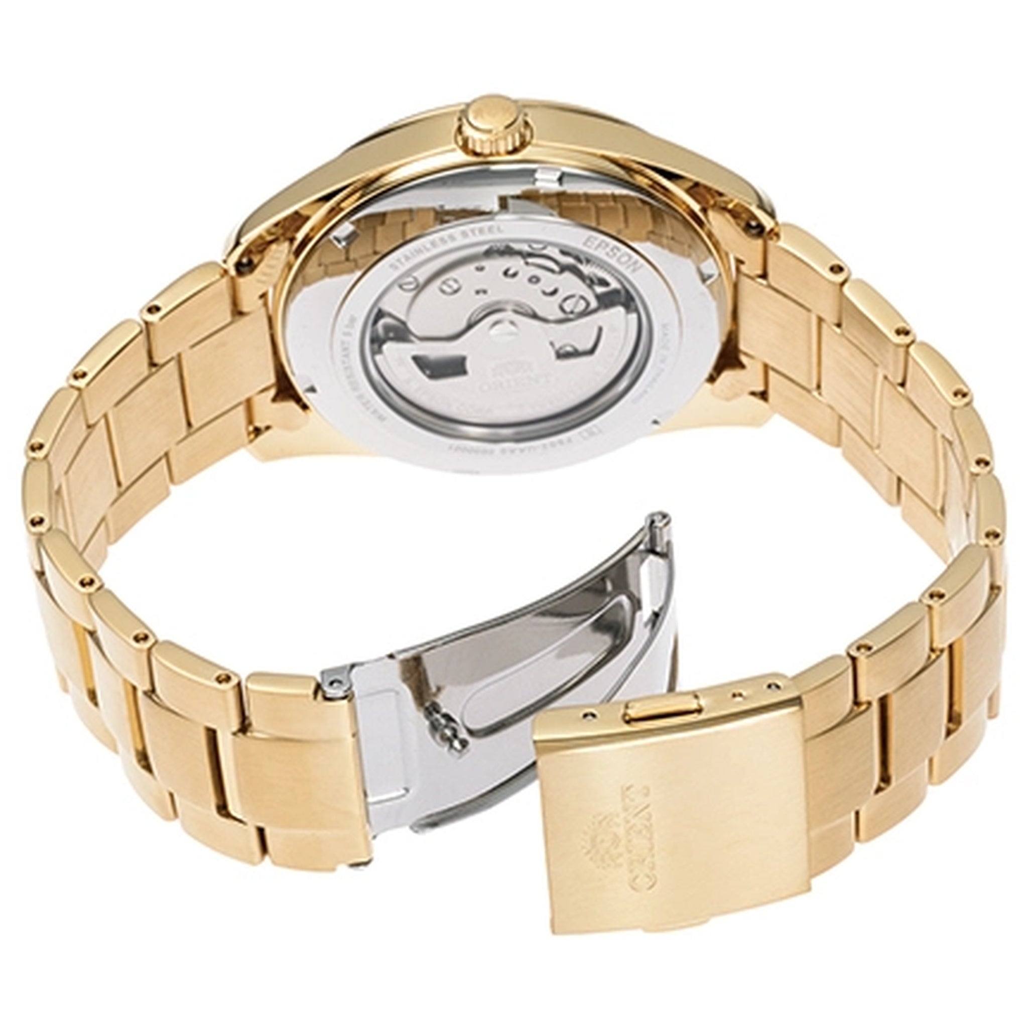 Montre Orient Contemporary RA-AR0007S30B Cœur ouvert Blanc Automatique
