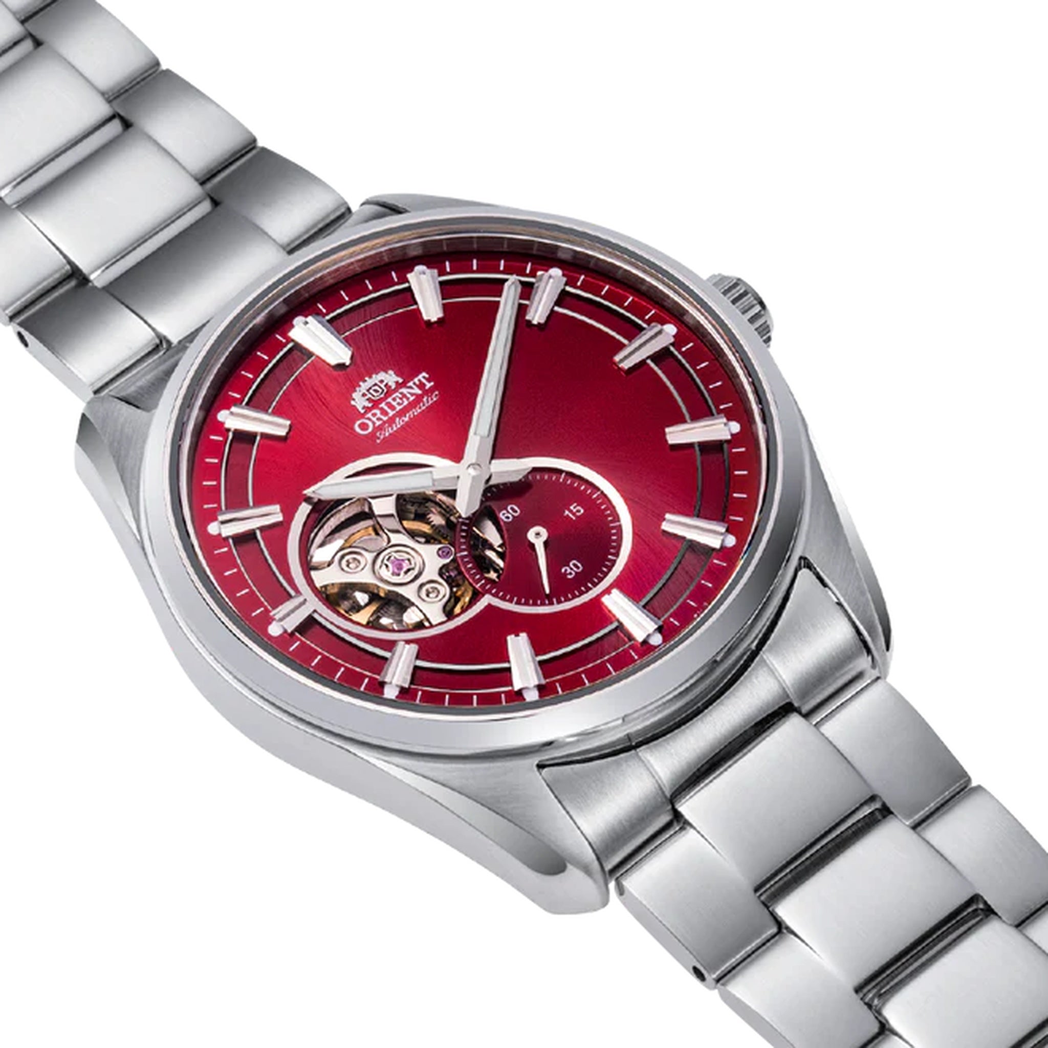 Montre Orient Contemporary RA-AR0010R30B Cœur ouvert Rouge Automatique