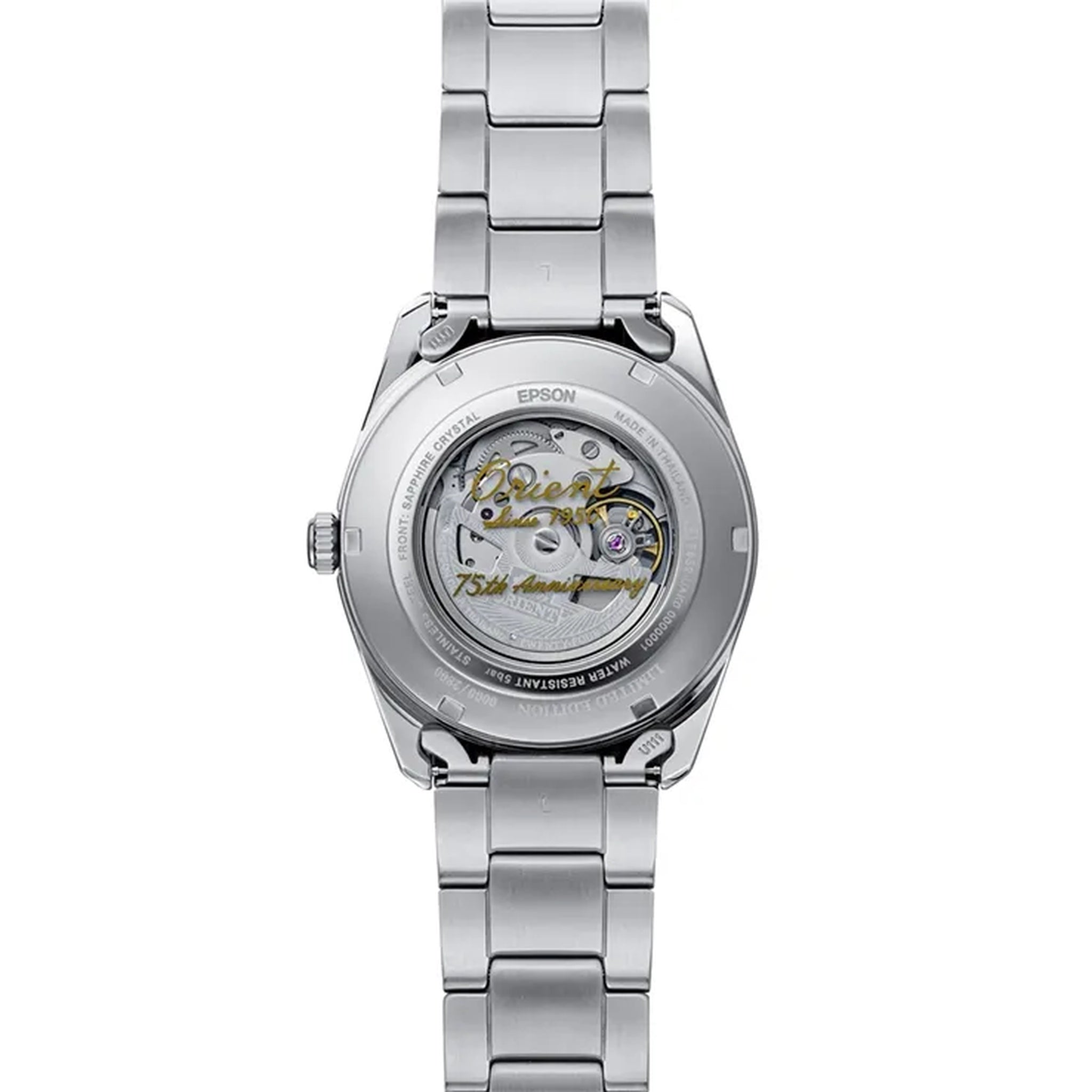 Montre Orient Stretto RA-AR0012N30B Cœur ouvert Gris Automatique