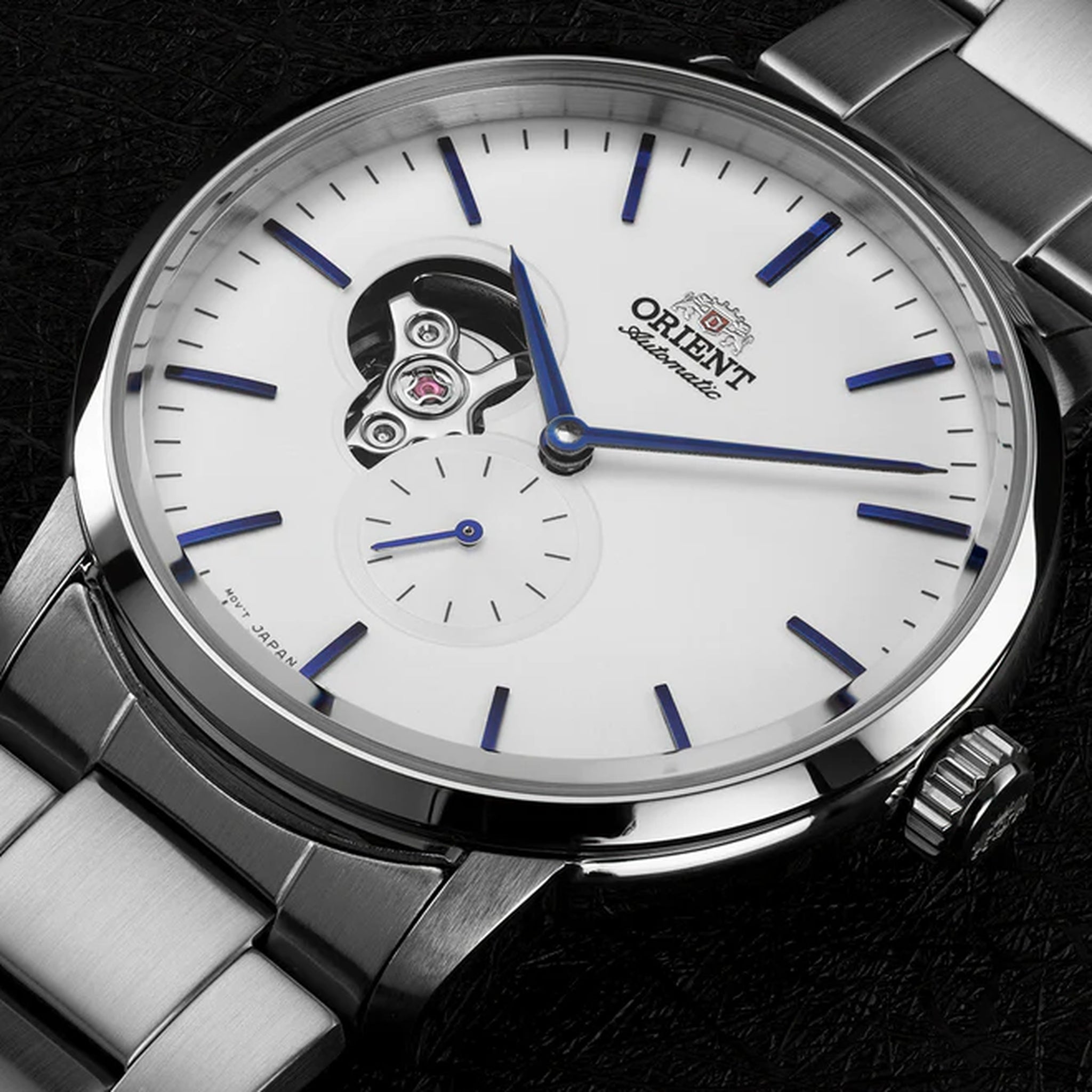 Montre Orient Contemporary RA-AR0102S30B Cœur ouvert Blanc Automatique