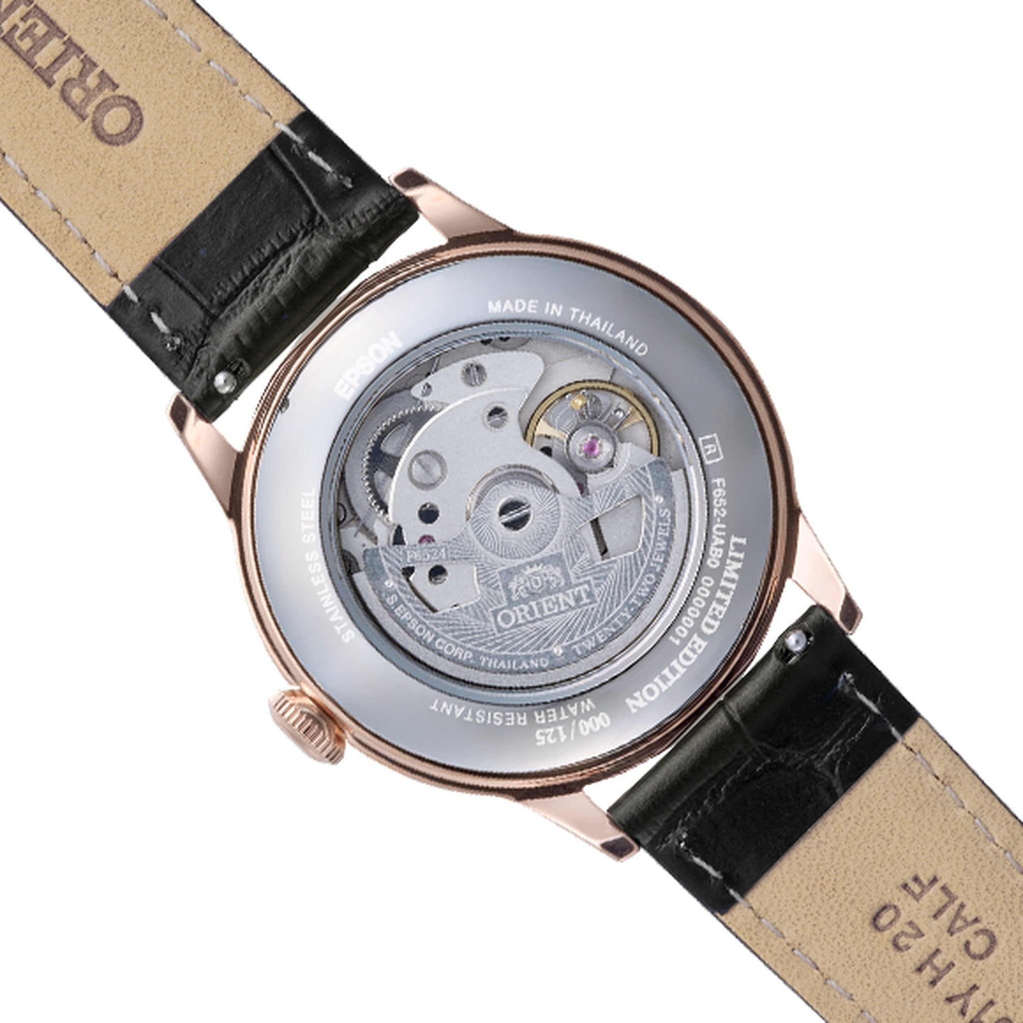 Montre Orient Bambino RA-BB0005V30B 38mm Chiffres Romains Édition Limitée Violet Automatique