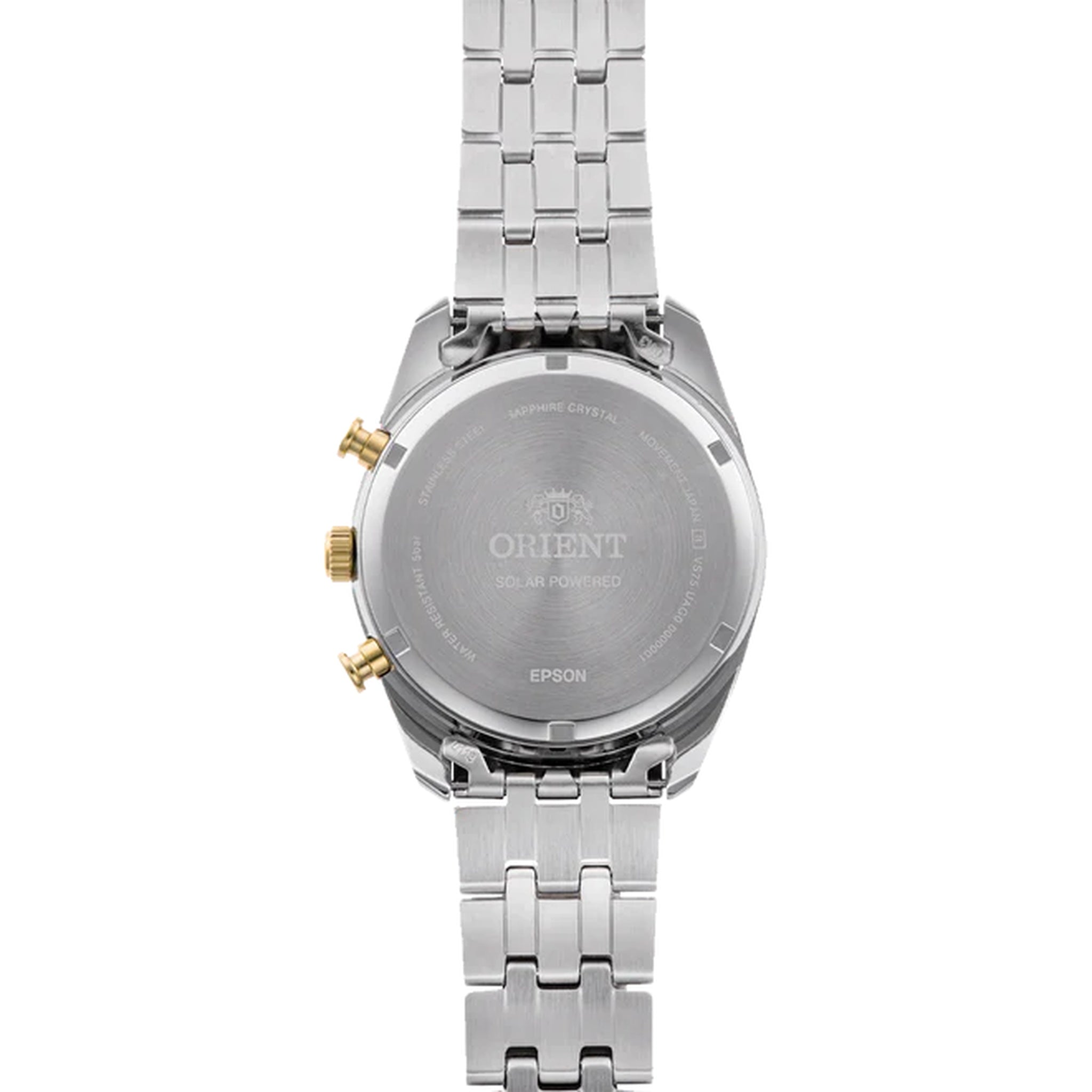Montre Orient Stretto RA-TX0302S10B Solar Chronograph Blanc Solaire