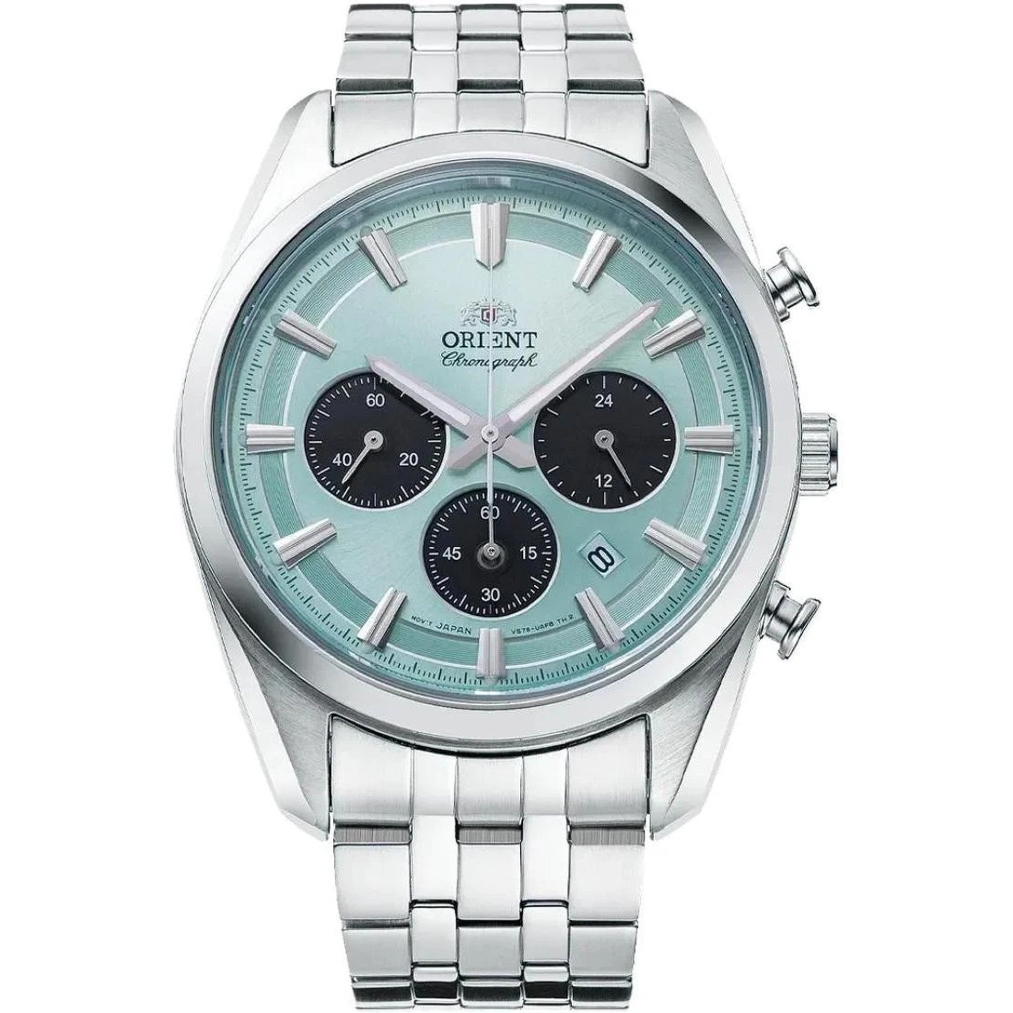 Montre Orient Stretto RA-TX0304L10B Solar Chronograph Bleu Solaire
