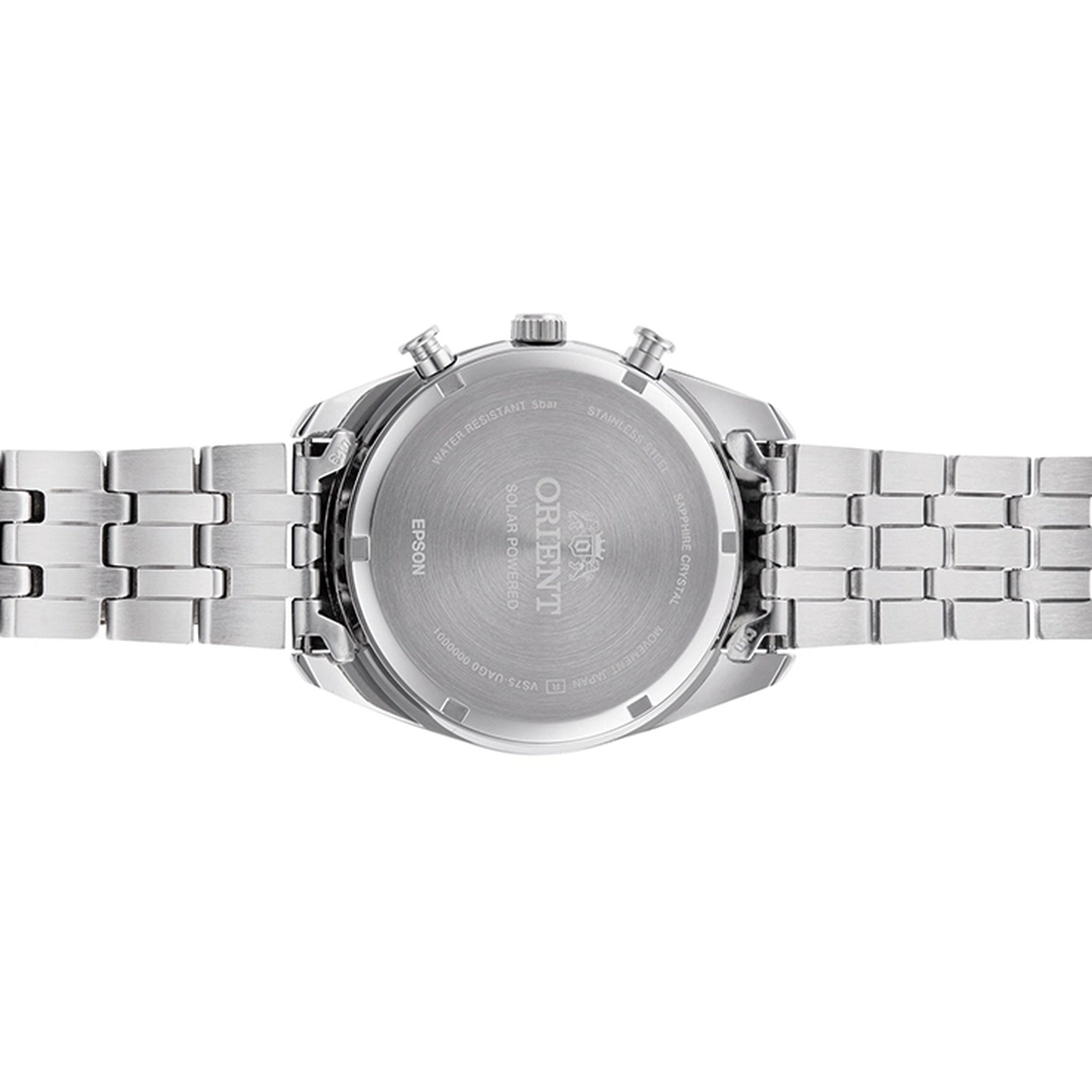 Montre Orient Stretto RA-TX0304L10B Solar Chronograph Bleu Solaire