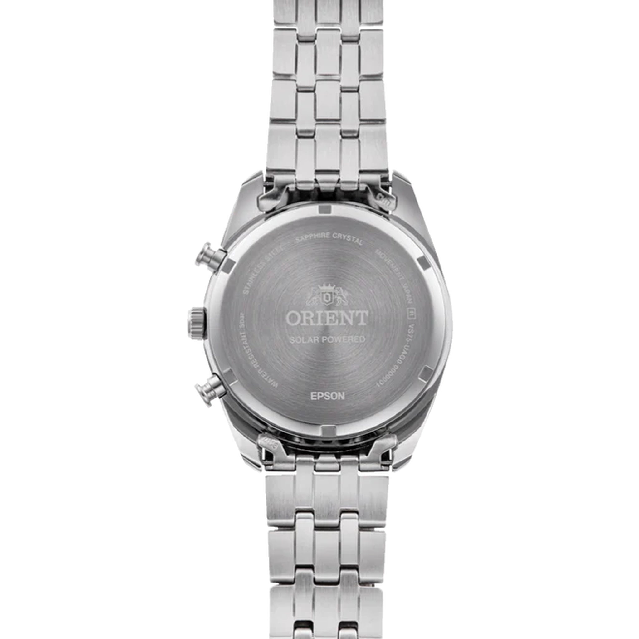 Montre Orient Stretto RA-TX0305S10B Solar Chronograph Blanc Solaire