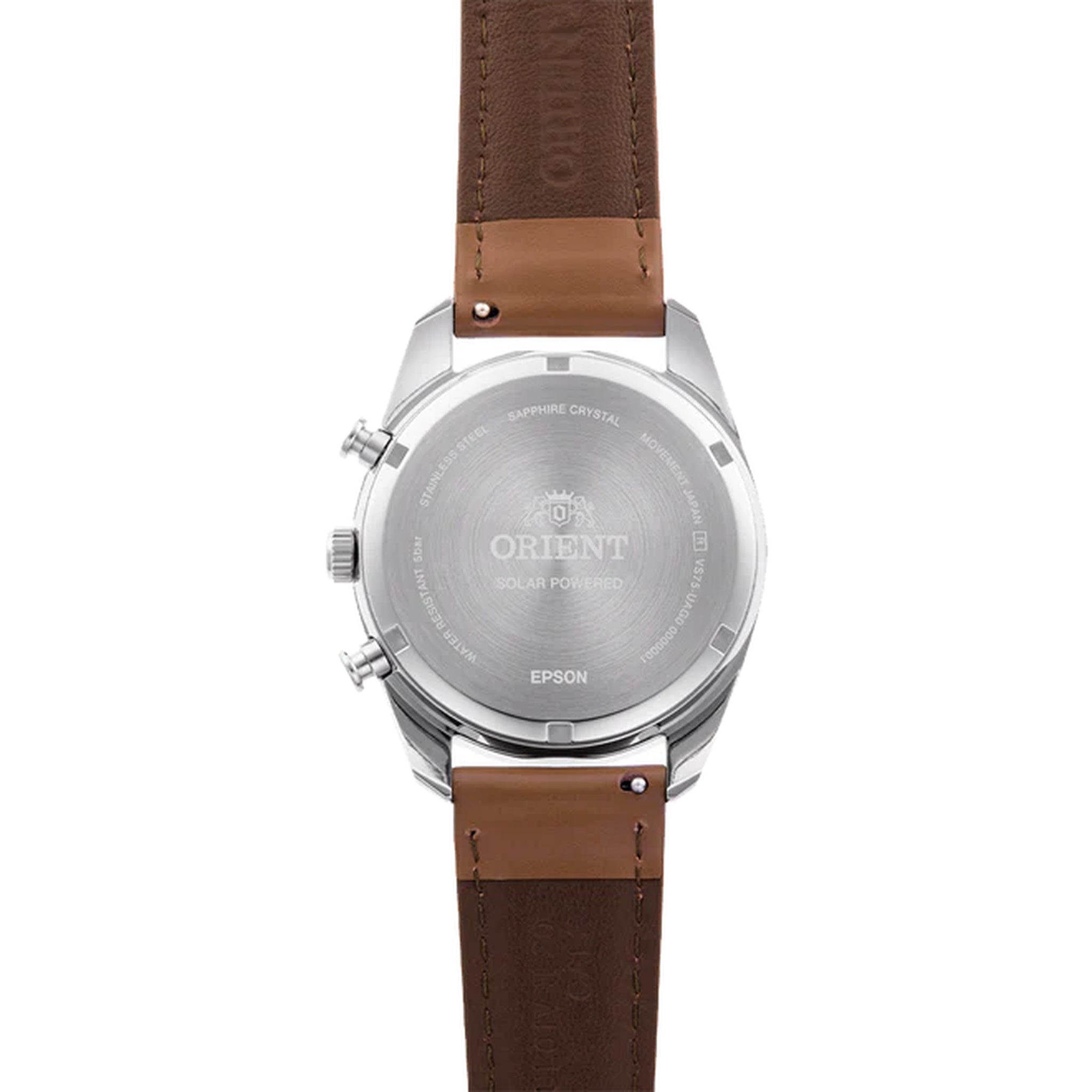 Montre Orient Stretto RA-TX0306S10B Solar Chronograph Blanc Solaire