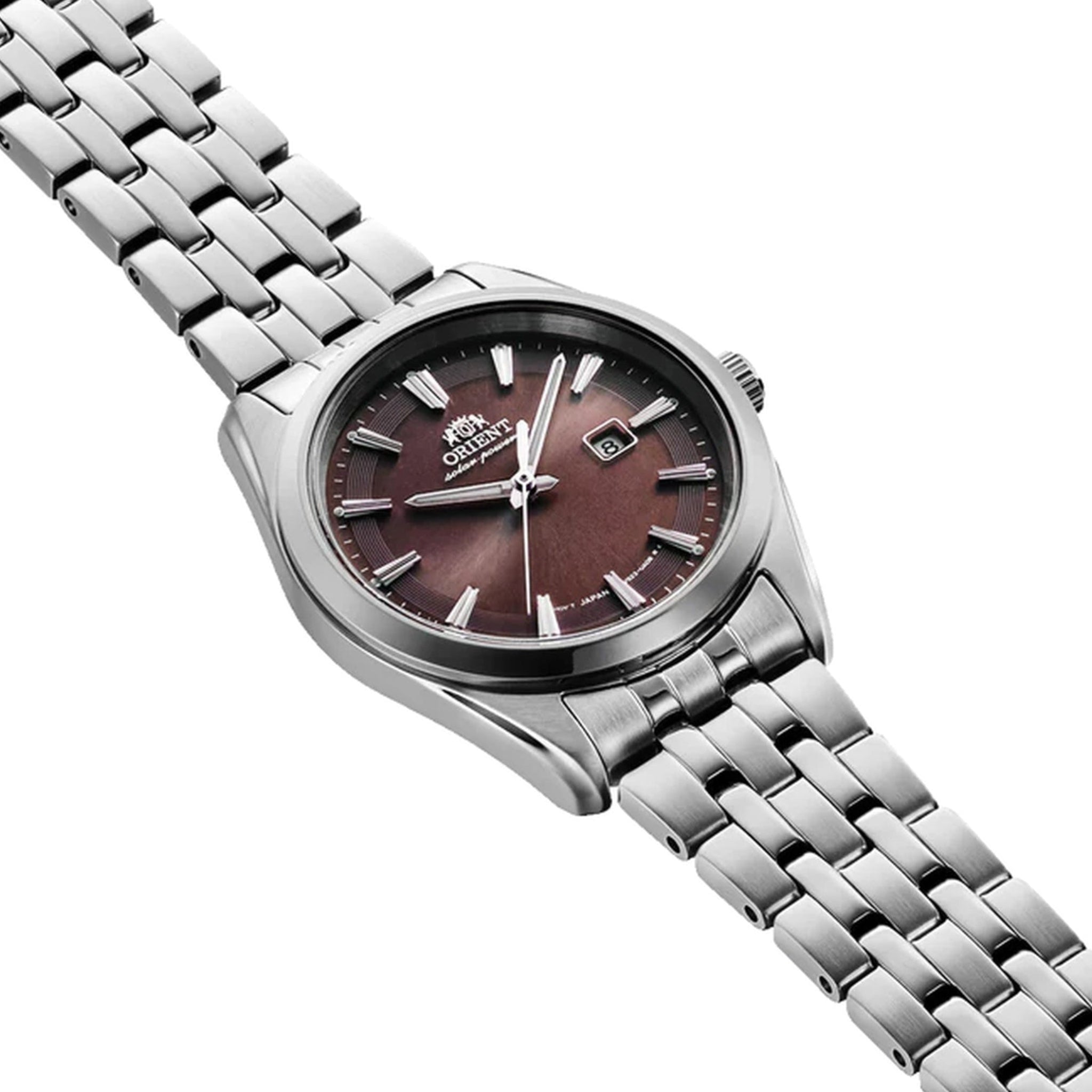 Montre Orient Stretto RA-WG0603R10B Marron Solaire