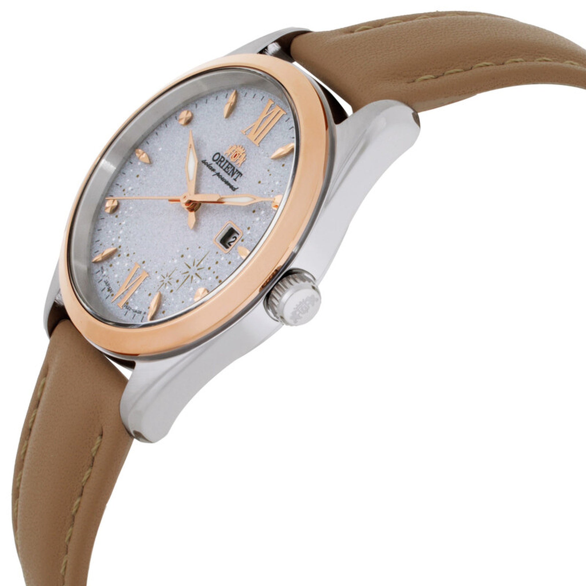 Montre Orient Stretto RA-WG0604S10B Blanc Solaire