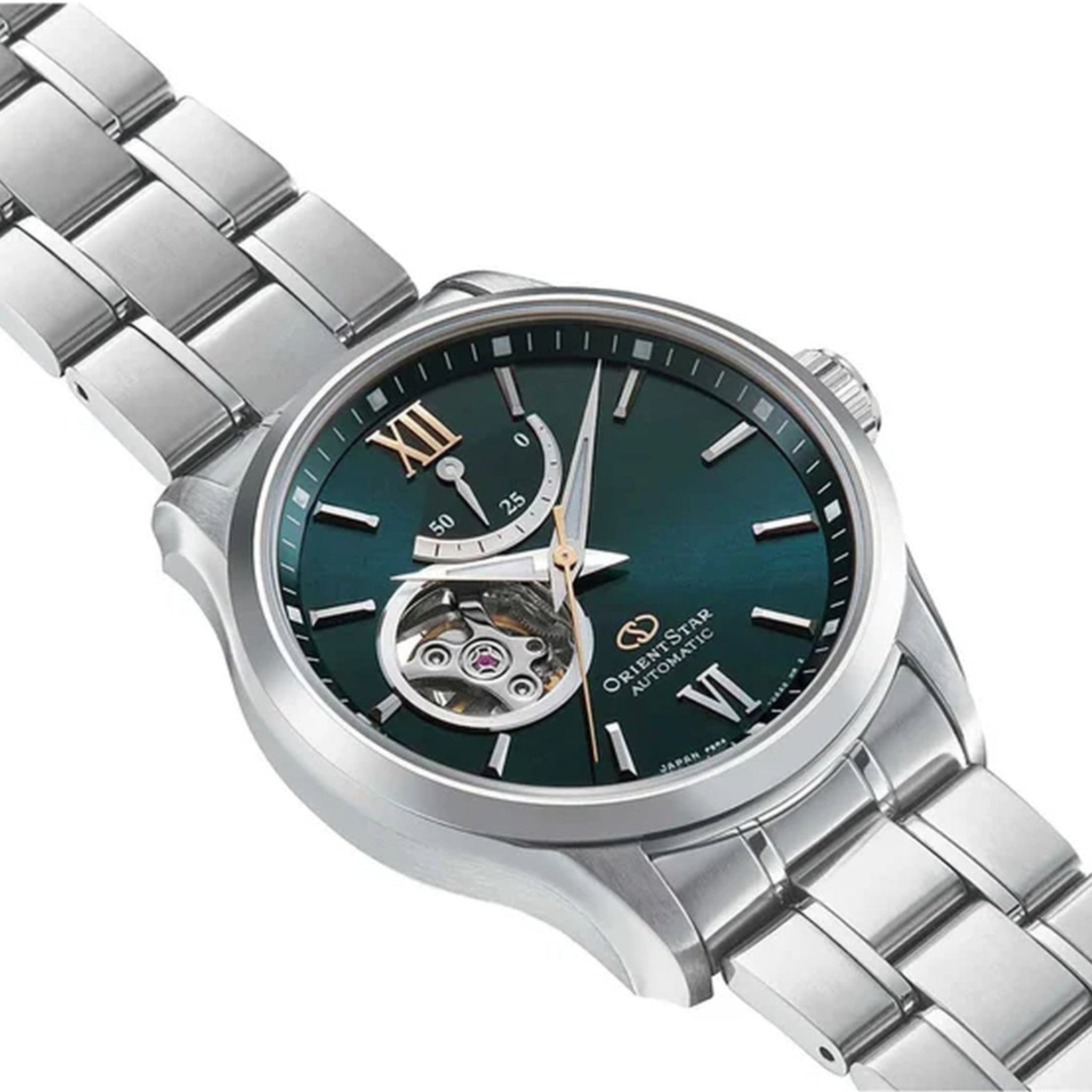 Montre Orient Star Classique RE-AT0002E00B Cœur ouvert Vert Automatique