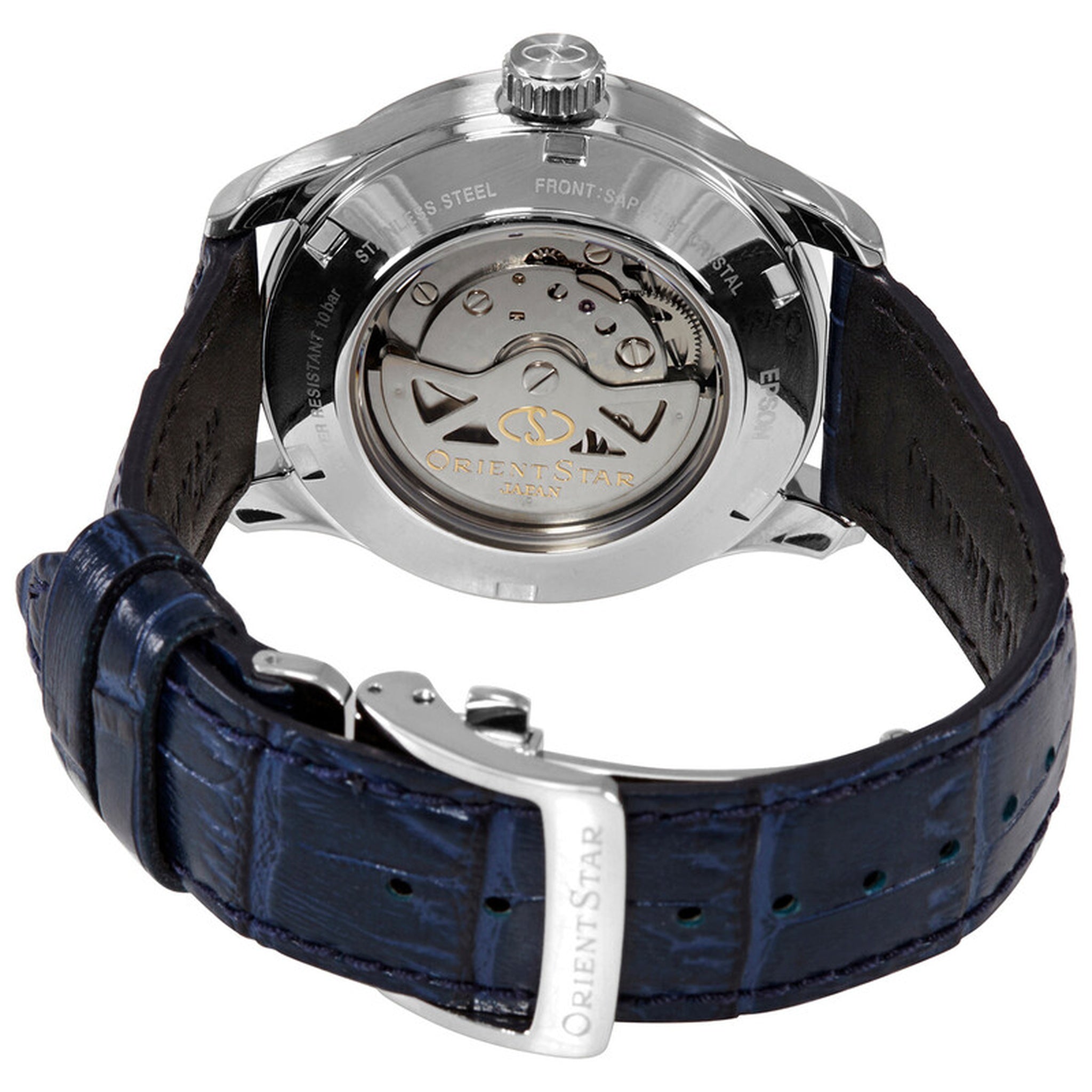 Montre Orient Star Contemporary RE-AT0006L00B Cœur ouvert Bleu Automatique
