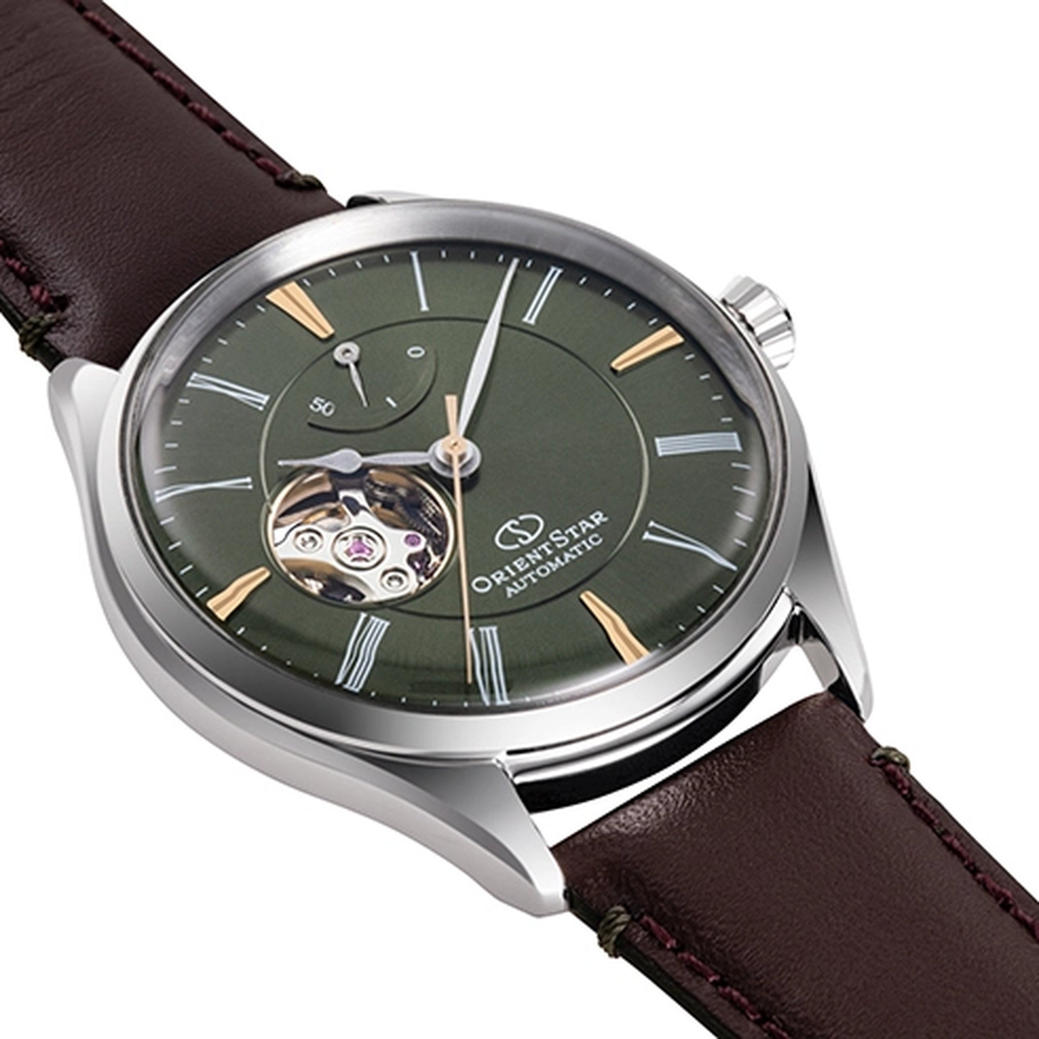 Montre Orient Star Contemporary RE-AT0202E00B Cœur ouvert Vert Automatique
