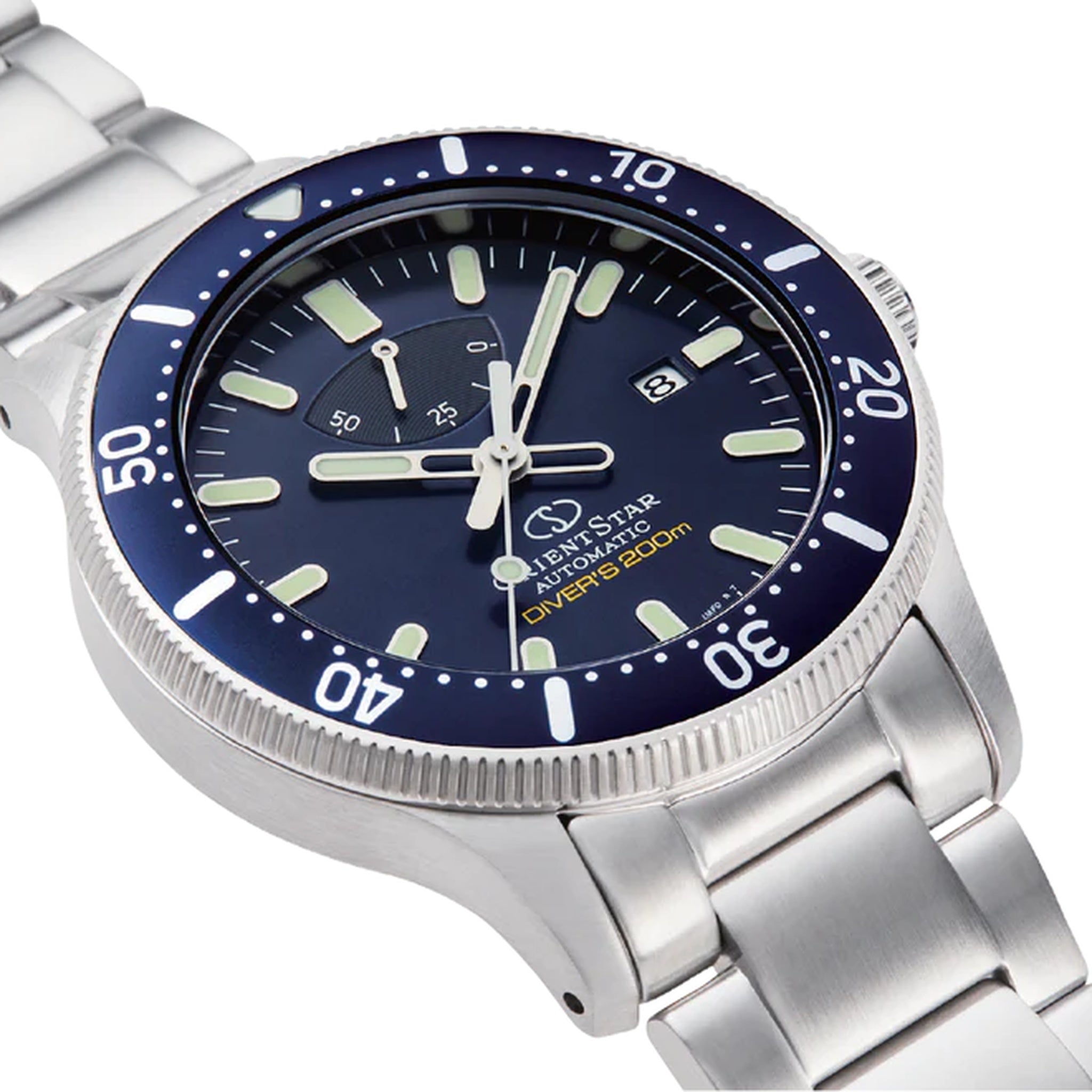 Montre Orient Star Sport Diver RE-AU0302L00B Réserve de marche Bleu Automatique