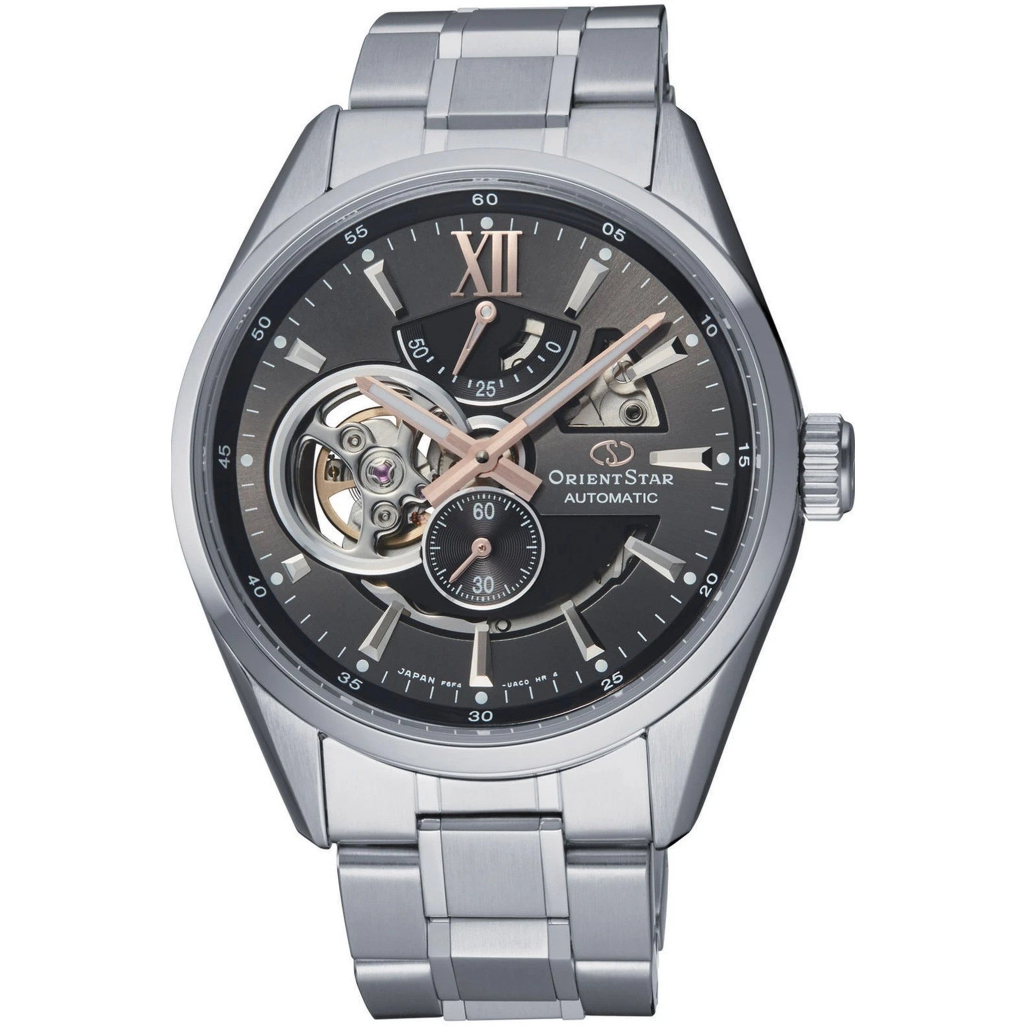 Montre Orient Star Contemporary RE-AV0004N00B Cœur ouvert Gris Automatique