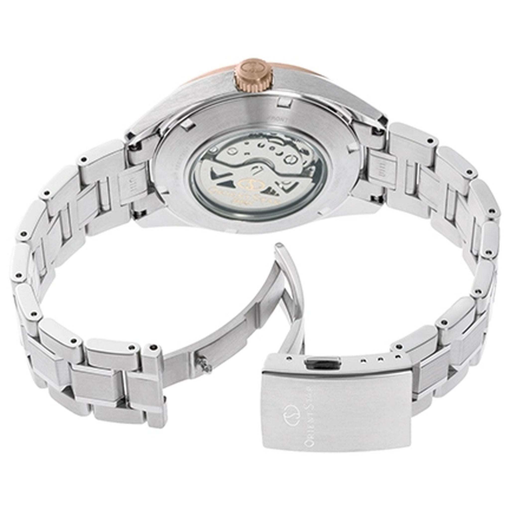Montre Orient Star Contemporary RE-AV0123G00B Cœur ouvert Argenté Automatique