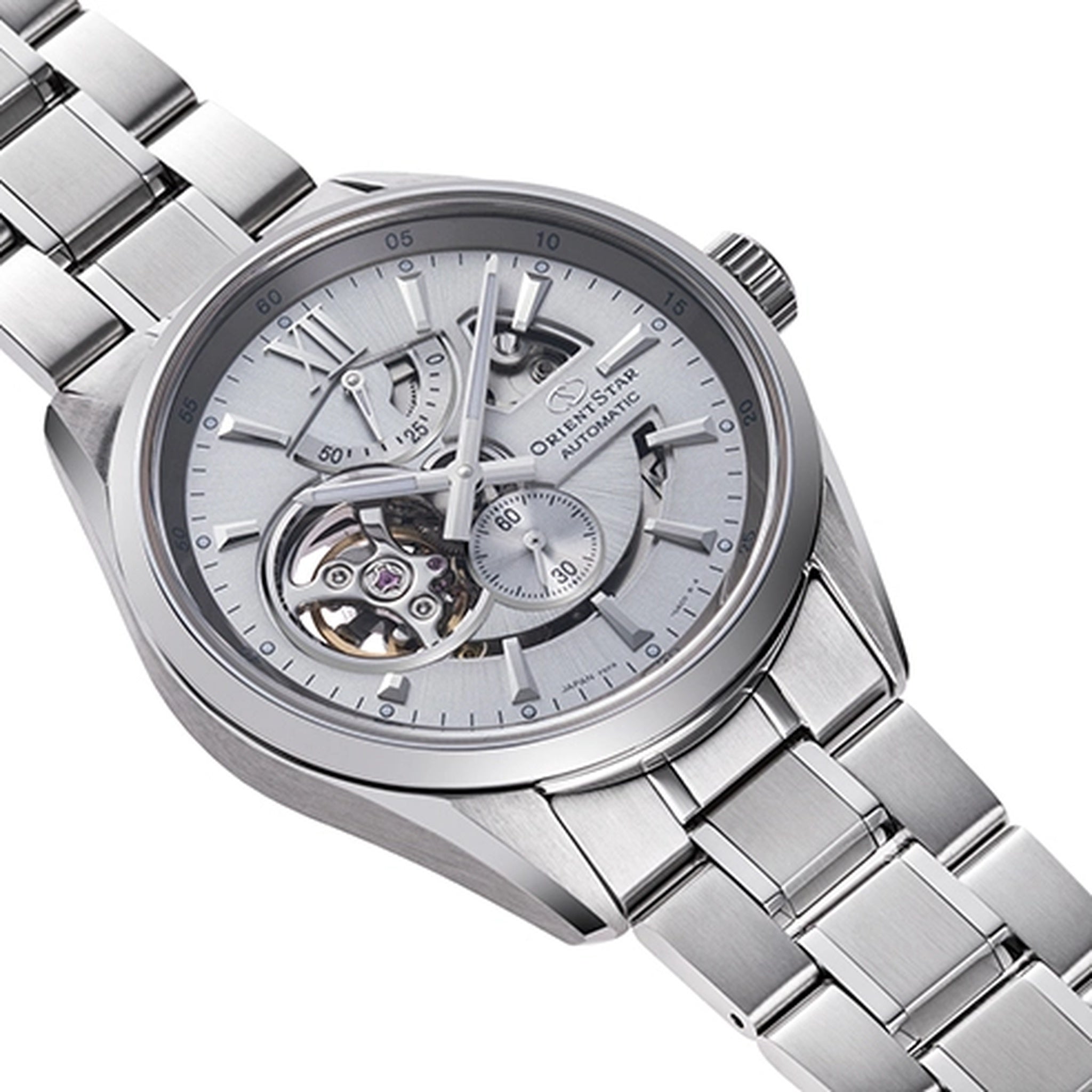 Montre Orient Star Contemporary RE-AV0125S00B Cœur ouvert Argenté Automatique