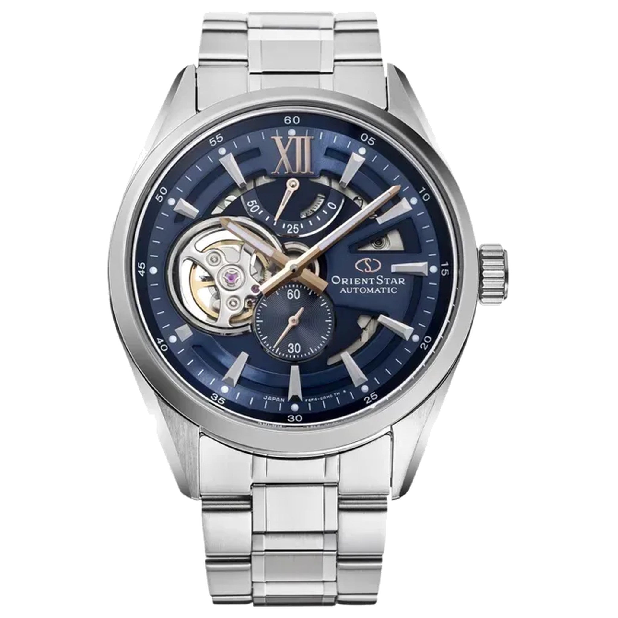 Montre Orient Star Contemporary RE-AV0135L00B Cœur Ouvert Bleu Automatique